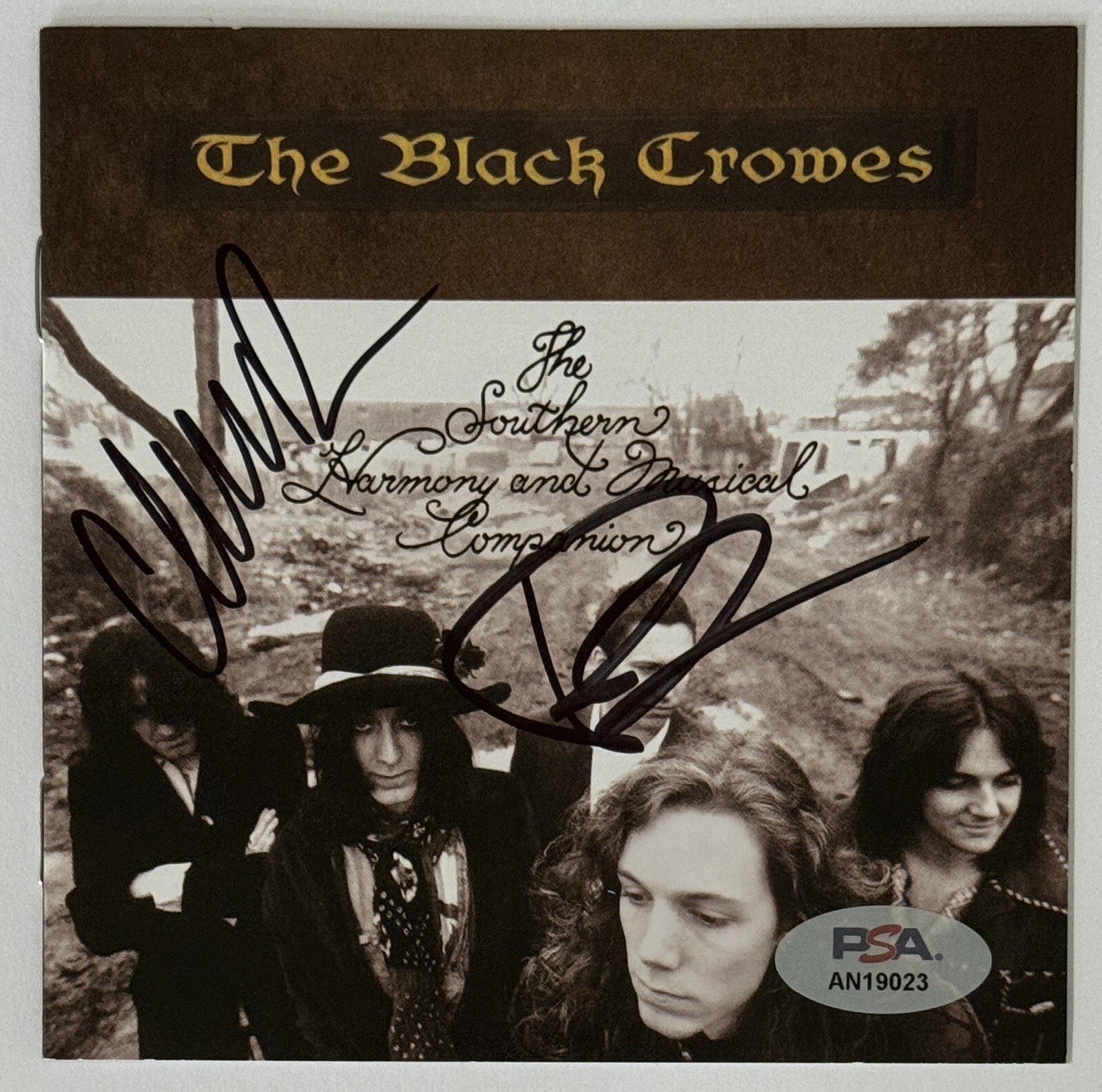 The Black Crowes Southern Harmony Signed CD Album Cover PSA DNA Certified COA