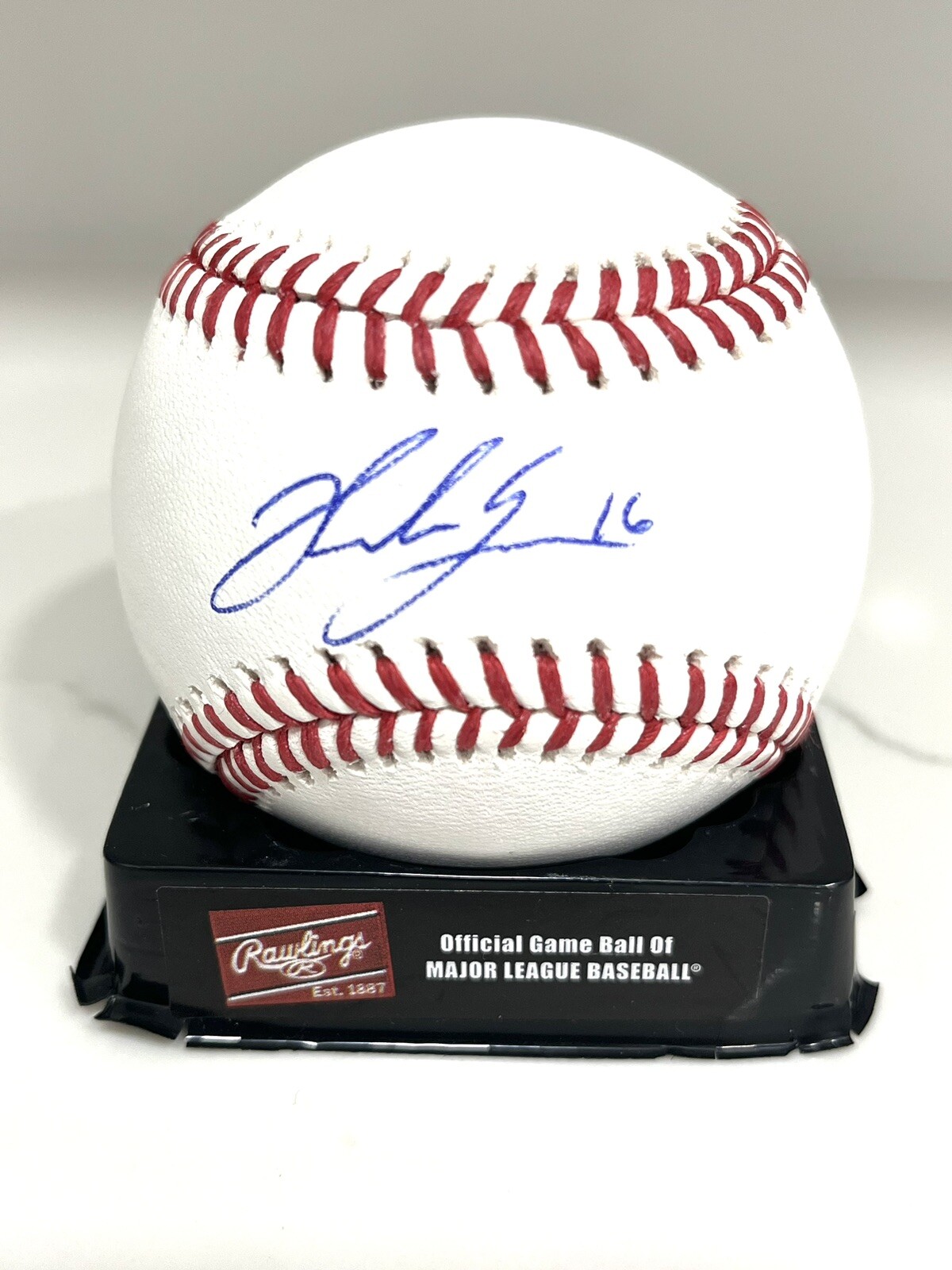 NOLAN GORMAN Hand Signed OML Baseball St Louis Cardinals Beckett Cert