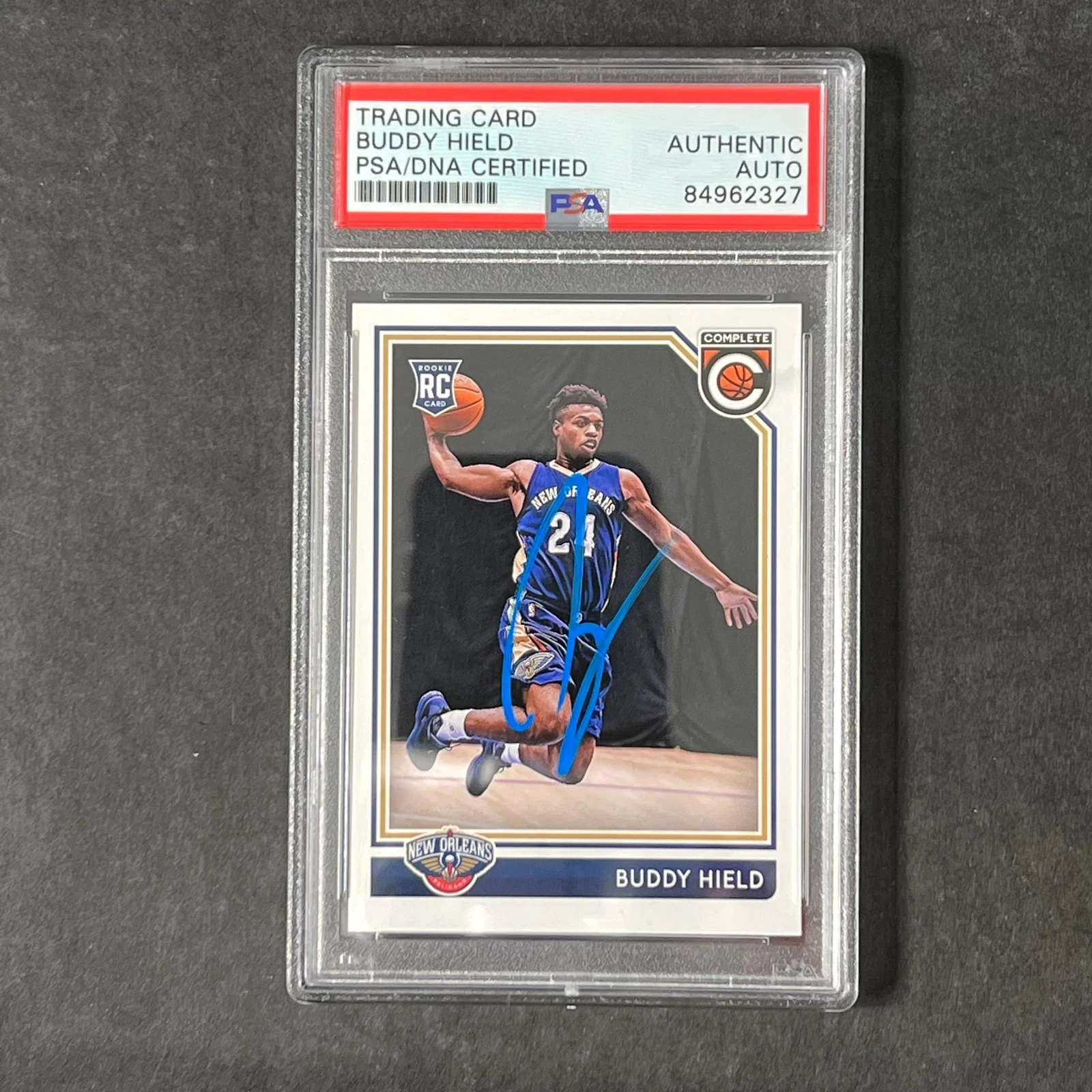 2016-17 Panini Complete #258 Buddy Hield Signed Card AUTO PSA Slabbed Pelicans R