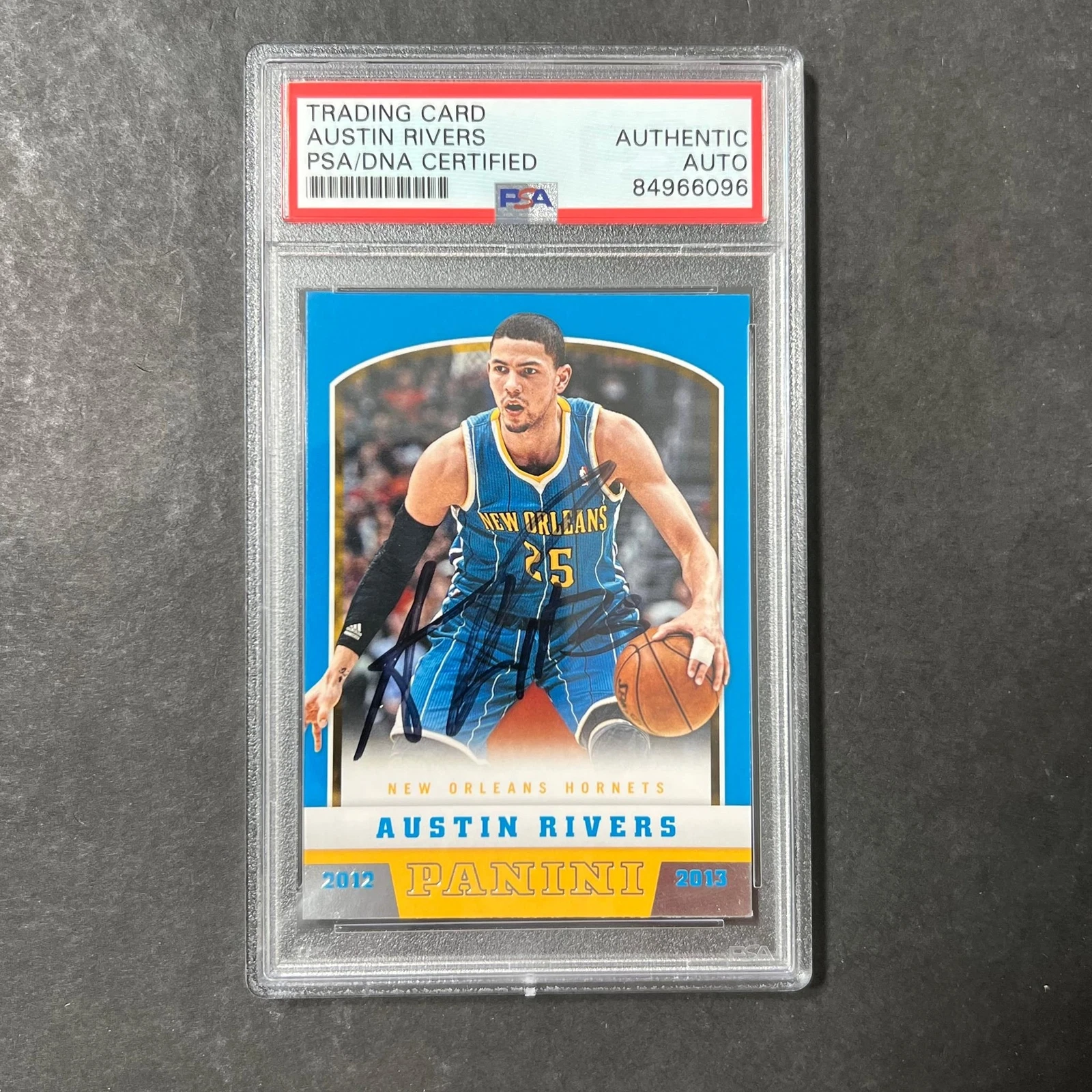 2012-13 Panini #261 Austin Rivers Signed Card AUTO PSA Slabbed RC Hornets