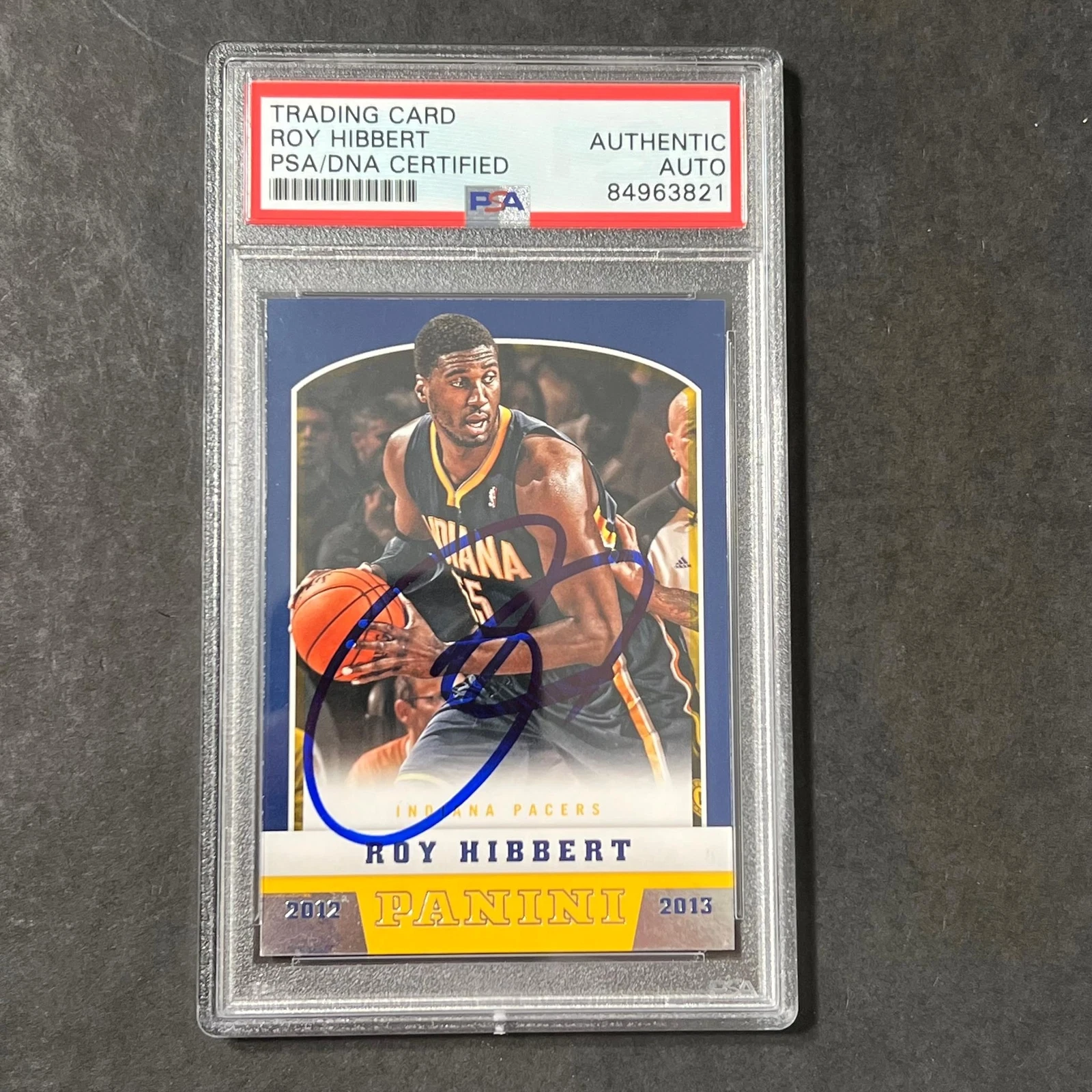 2012-13 Panini Basketball Topps #146 Roy Hibbert Signed Card AUTO PSA Slabbed Pa