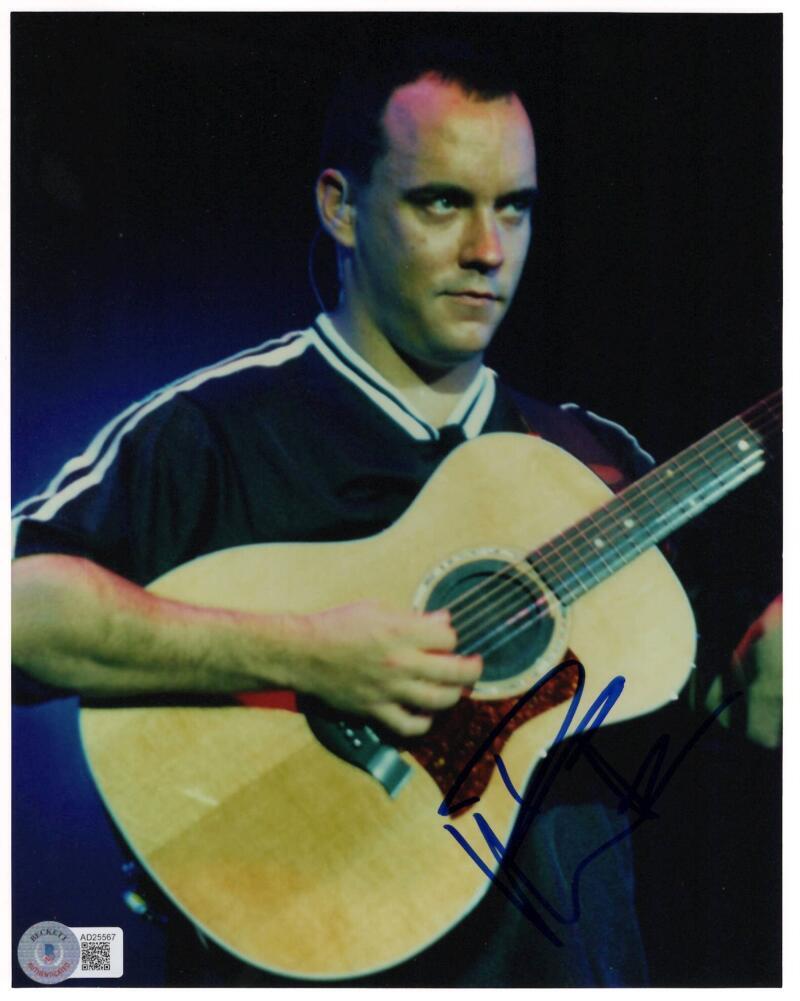 Dave Matthews Signed Autograph 8x10 Photo - DMB Band Crash w/ Beckett COA