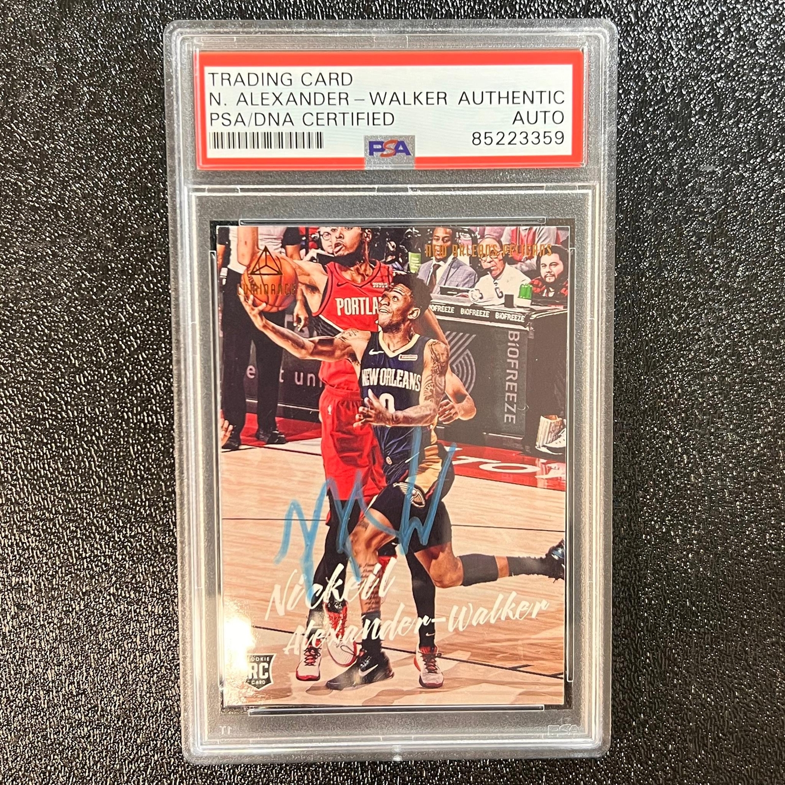 2019-20 Panini Chronicles Luminance #144 Nickeil Alexander-Walker Signed Card AU