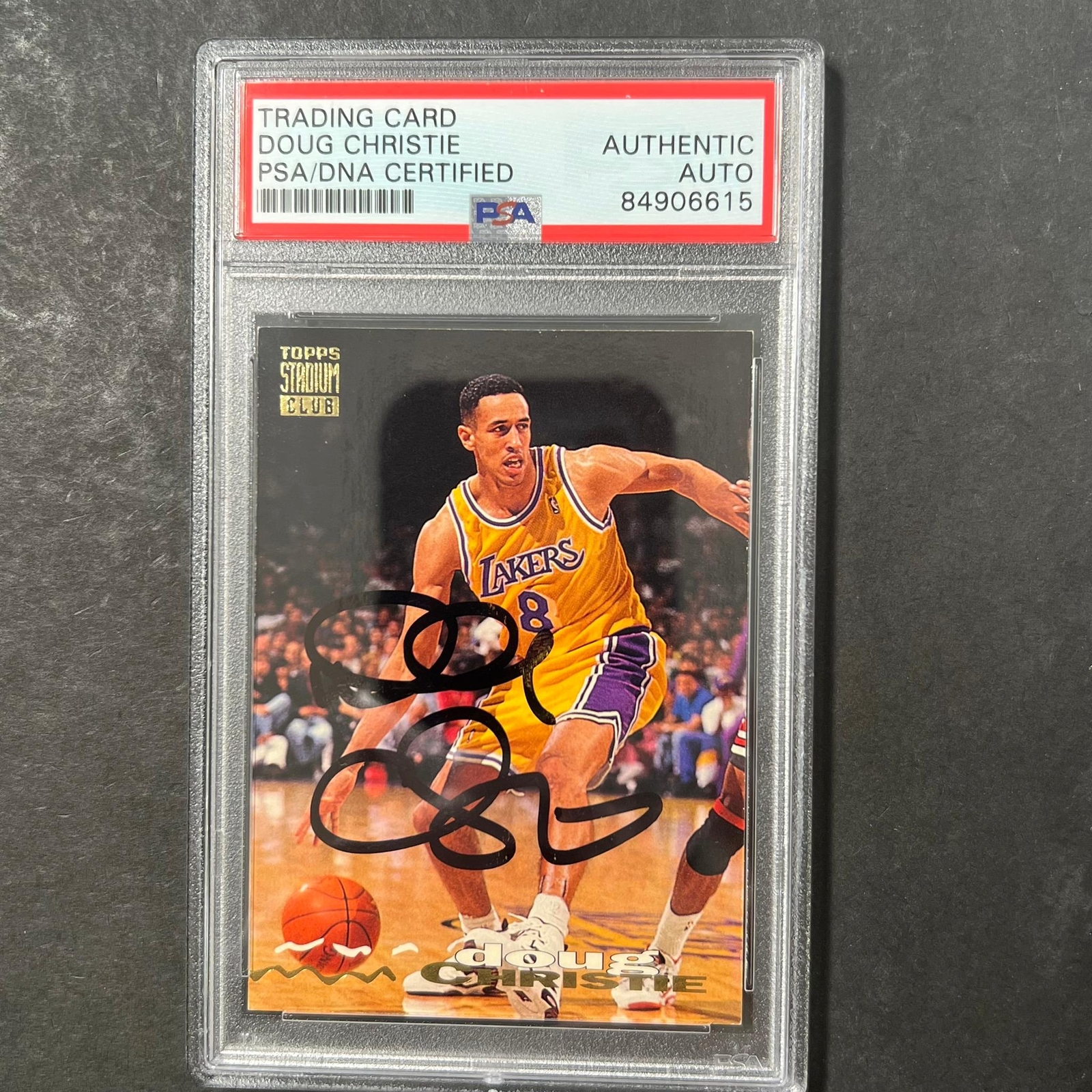 1994 Topps Stadium Club #243 DOUG CHRISTIE Signed Card AUTO PSA/DNA Slabbed Lake