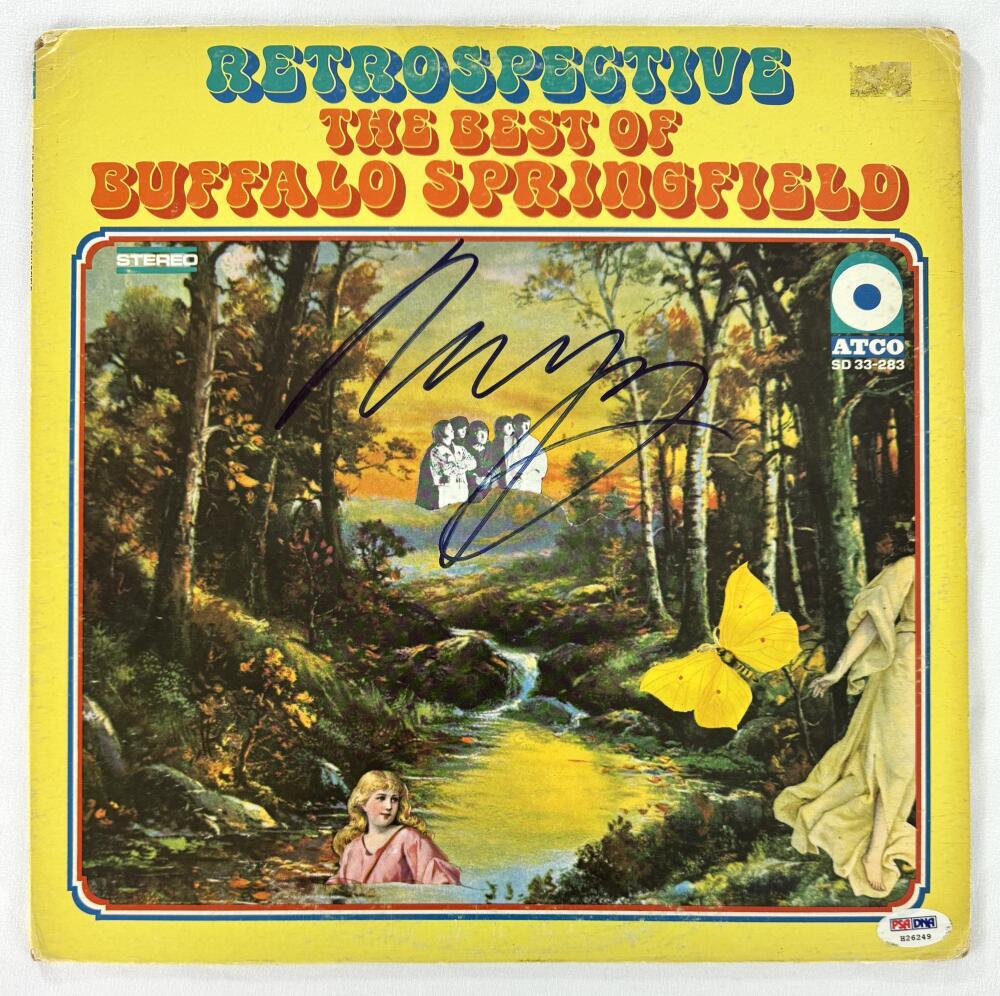 Neil Young Signed Autograph Album Vinyl Record LP - Buffalo Springfield w/ PSA