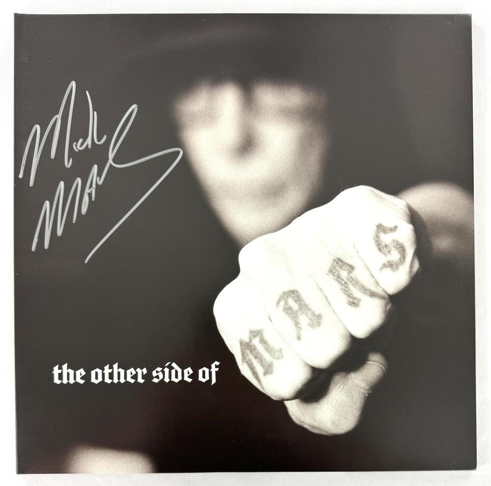 Mick Mars Motley Crue Signed Autograph Album Vinyl Record Other Side Of JSA COA