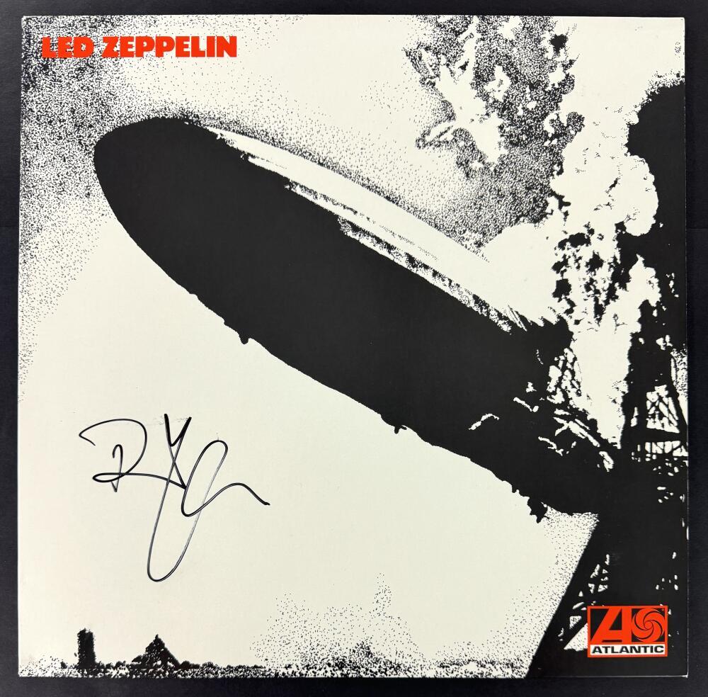 Robert Plant of Led Zeppelin Signed Autograph Album Vinyl Record LP w/ JSA COA