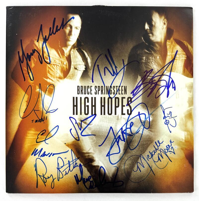 Bruce Springsteen & E Street Band x11 Signed Autograph Album Record w/ Beckett
