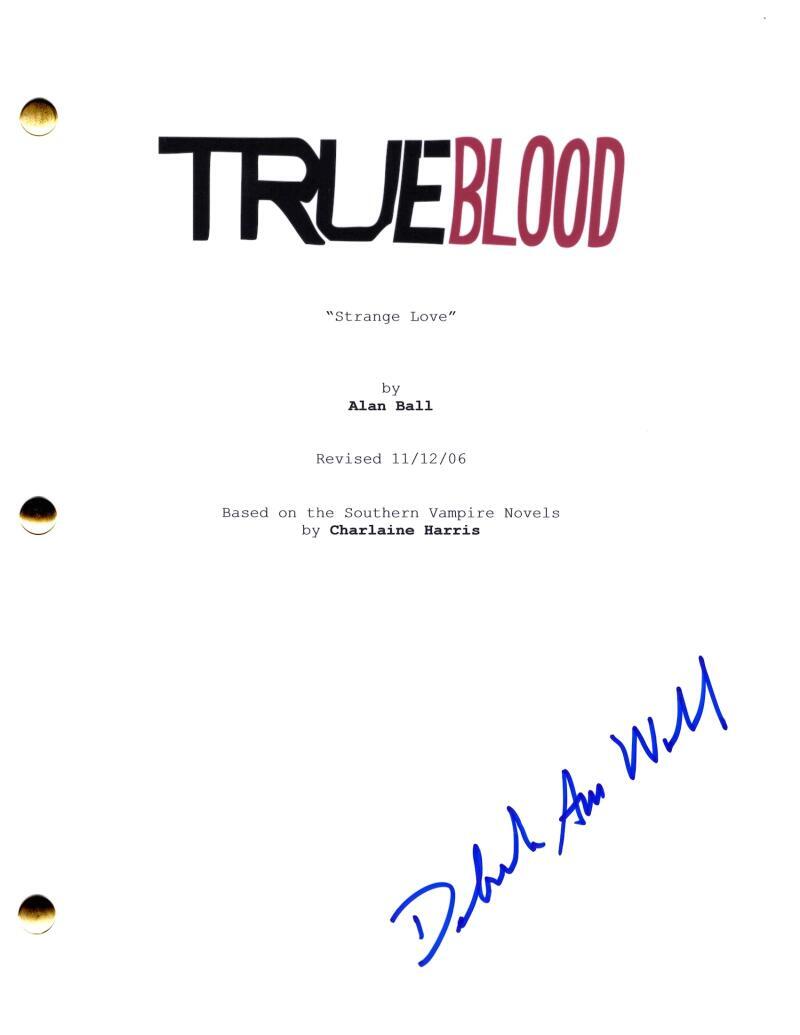 Deborah Ann Woll Signed Autograph True Blood Full Pilot Script Screenplay
