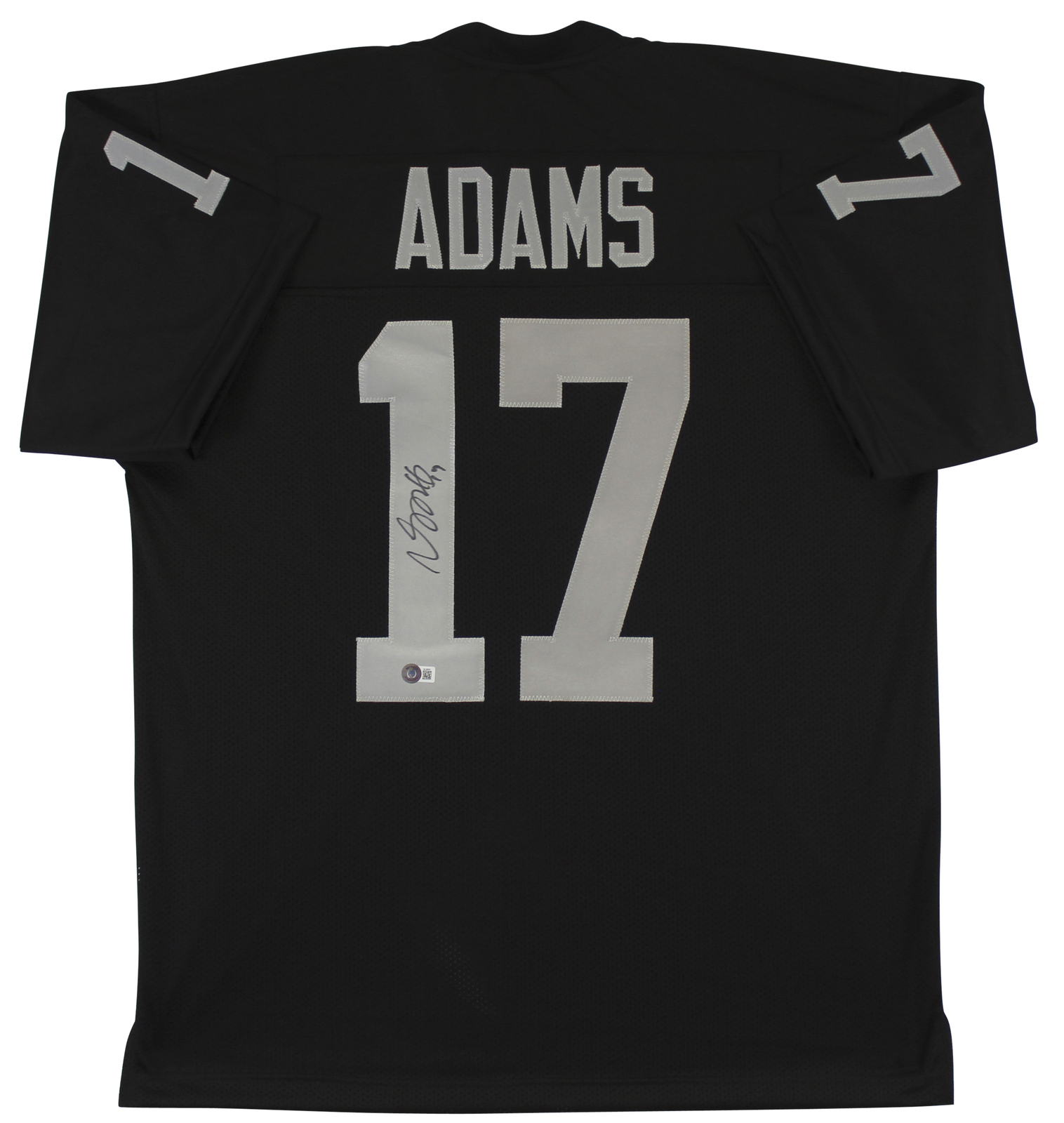 Davante Adams Authentic Signed Black Pro Style Jersey Autographed BAS Witness 2