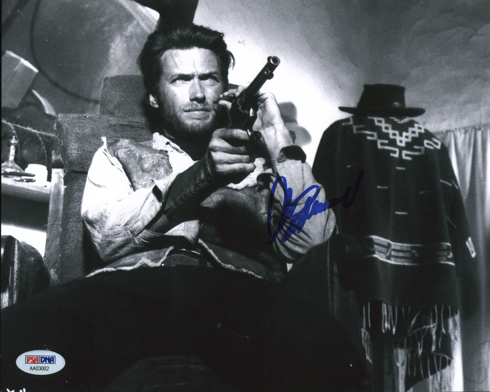 Clint Eastwood Good, the Bad & the Ugly Signed 8x10 Photo Auto 10! BAS #AC26971
