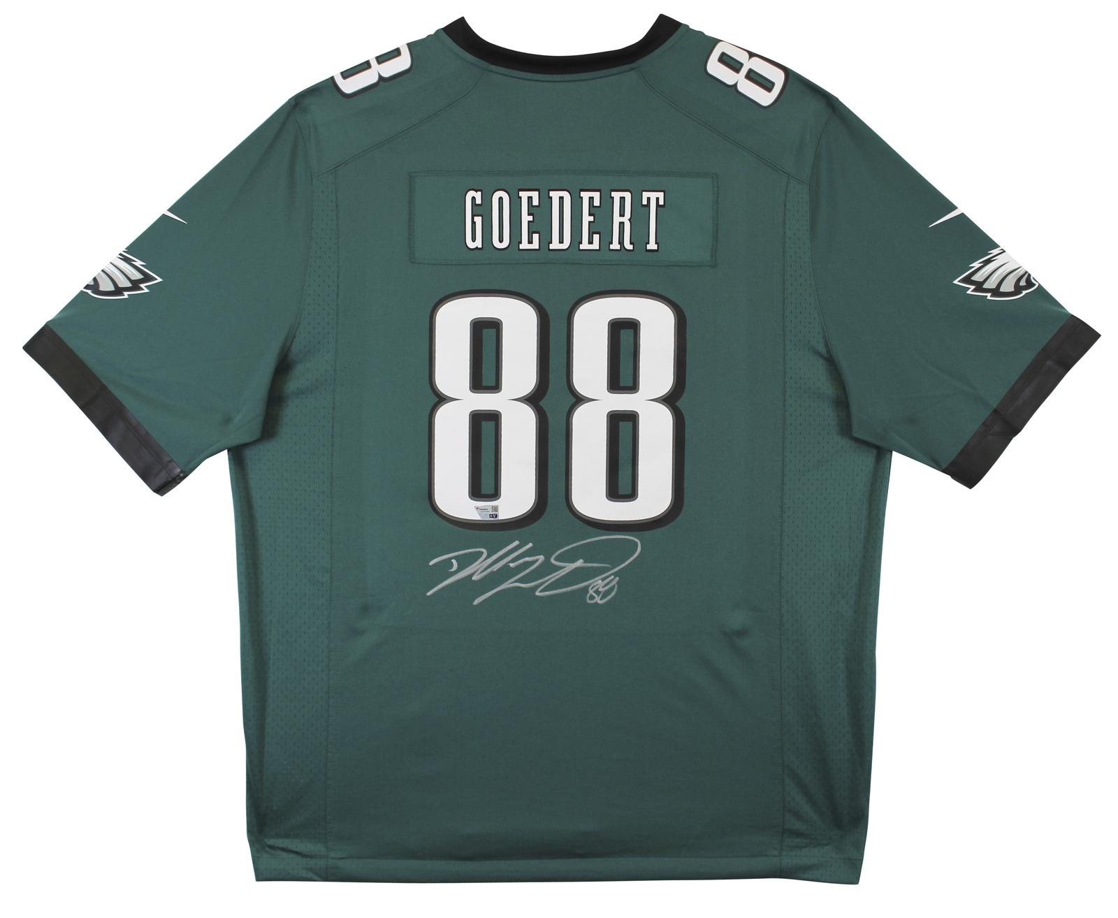 Eagles Dallas Goedert Authentic Signed Green Nike Game Jersey Fanatics