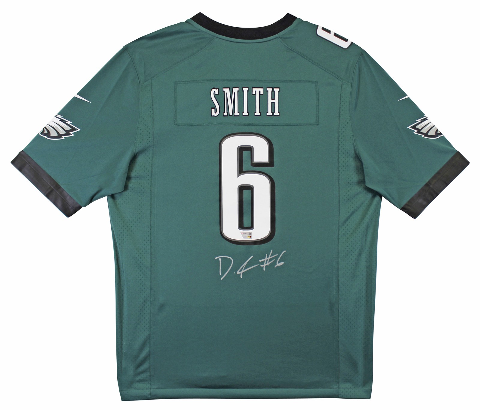Eagles DeVonta Smith Authentic Signed Green Nike Game Jersey Fanatics