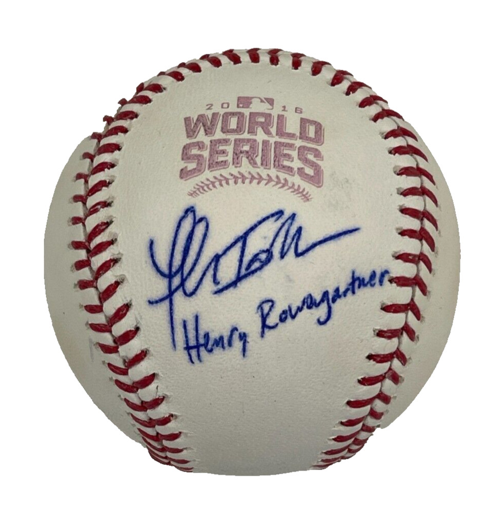 Thomas Ian Nicholas Signed Cubs World Series Major League Baseball Beckett