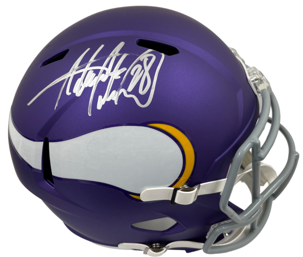 Adrian Peterson Signed Minnesota Vikings Replica Speed Full Size Helmet Beckett