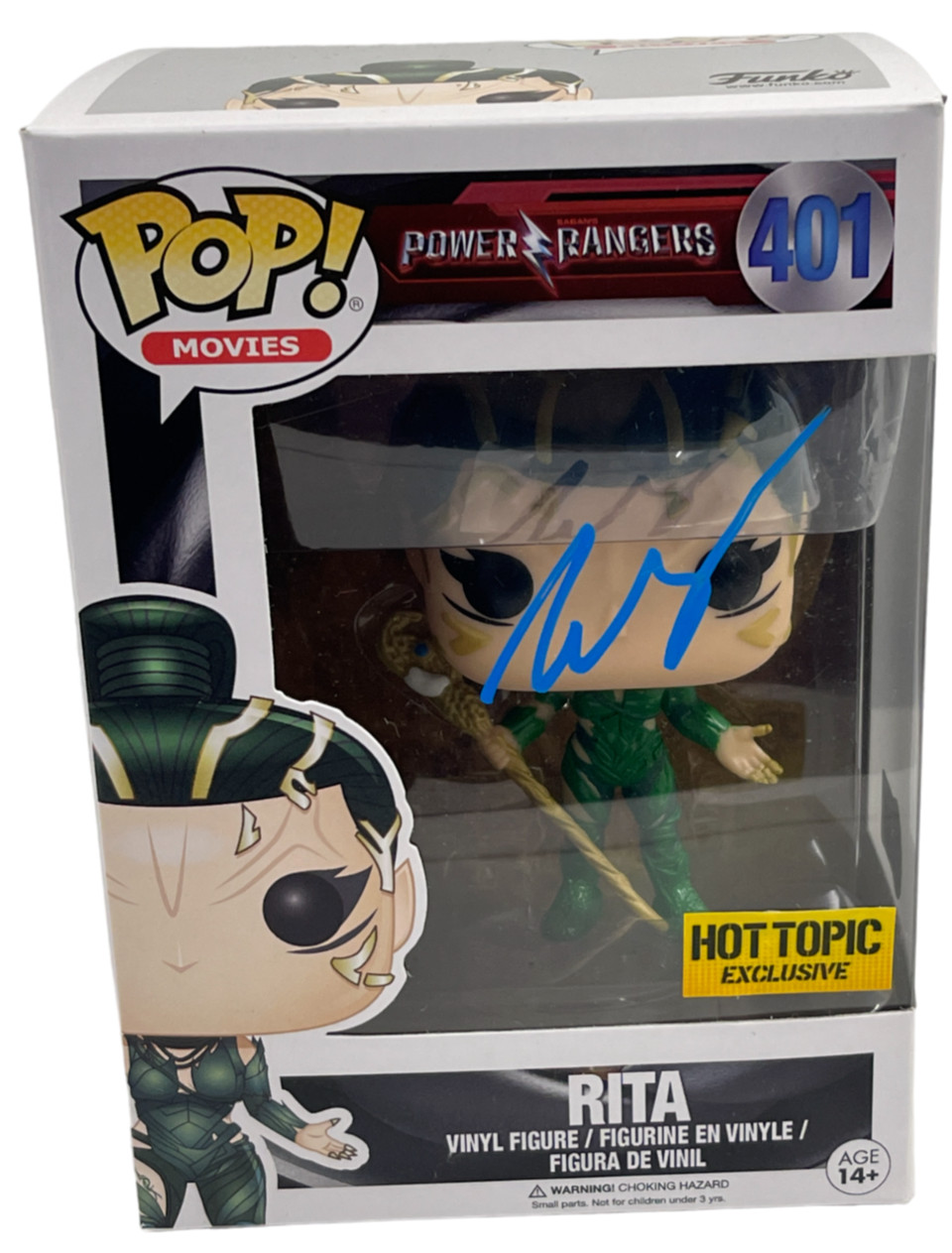 Elizabeth Banks Signed Rita Power Rangers Funko Authentic Autograph Beckett