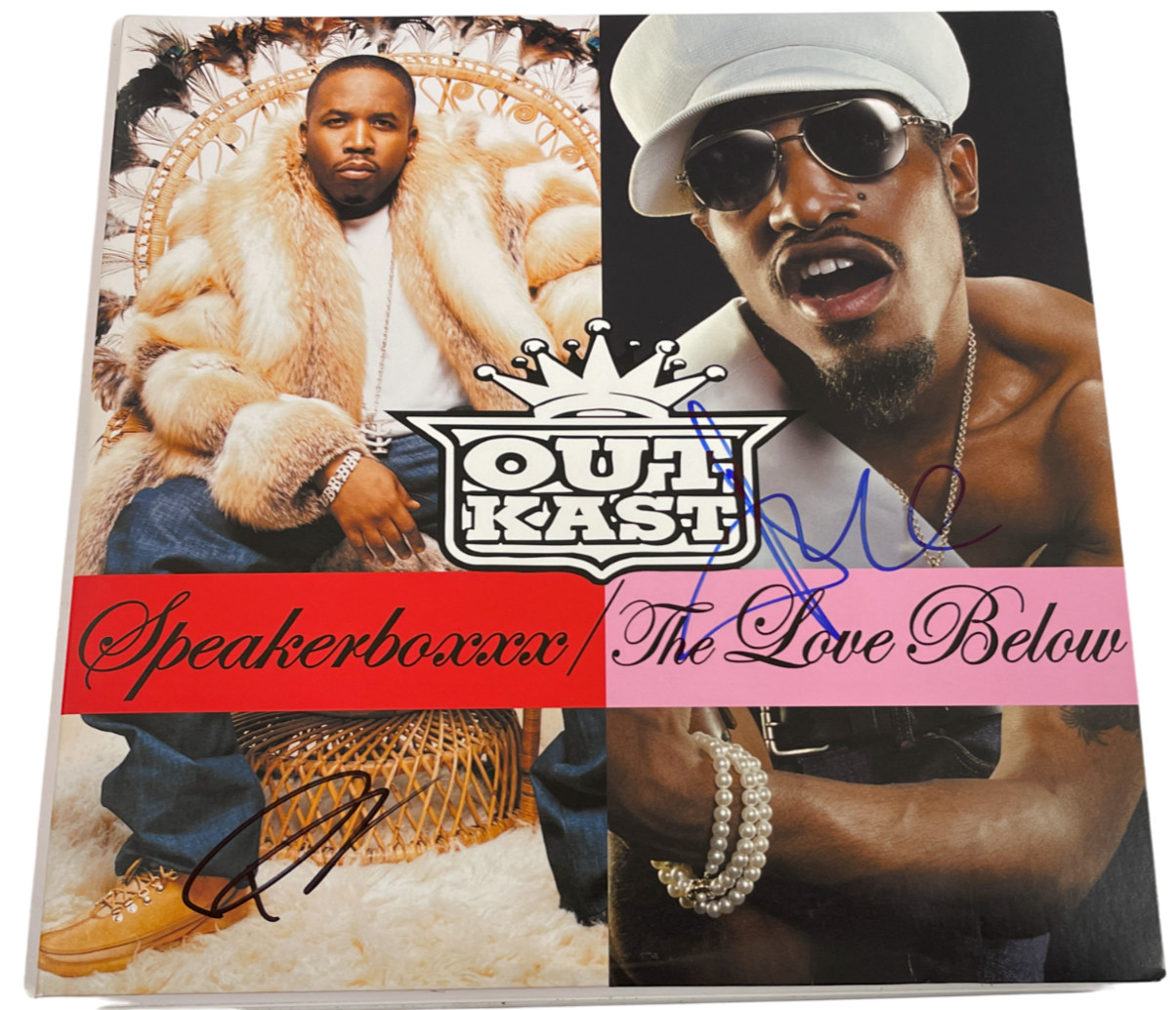 OutKast Signed Speakerboxxx/The Love Below Album LP Vinyl Andre 3000 Big Boi