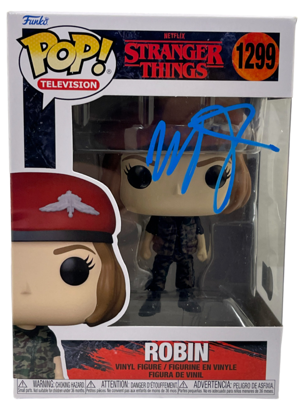 Maya Hawke Signed Robin Stranger Things 1299 Funko Authentic Autograph Beckett
