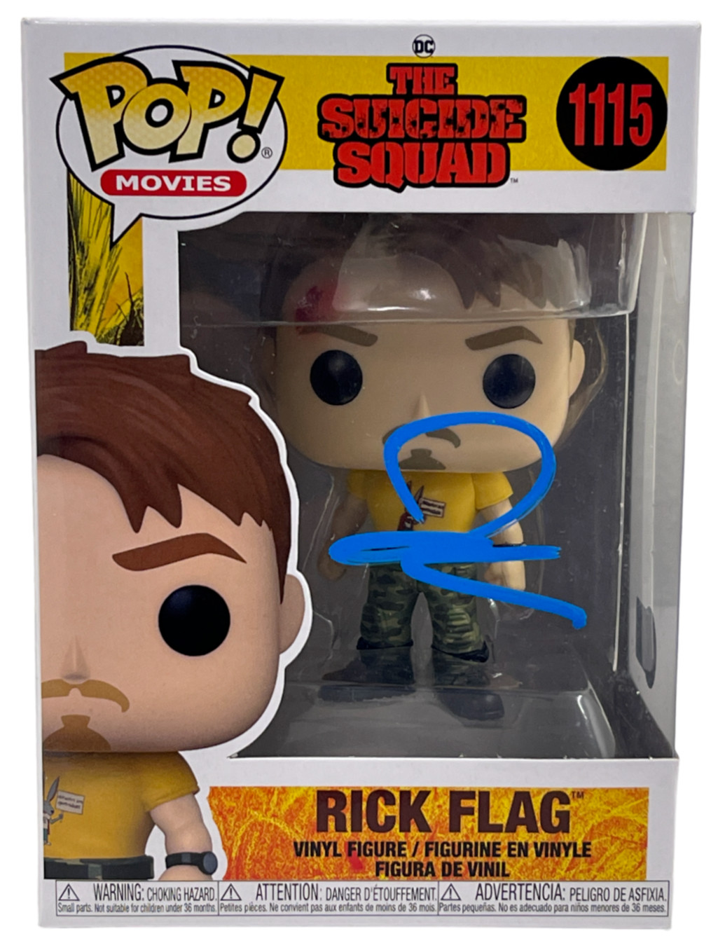 Joel Kinnaman Signed Funko Rick Flag The Suicide Squad Autograph Beckett