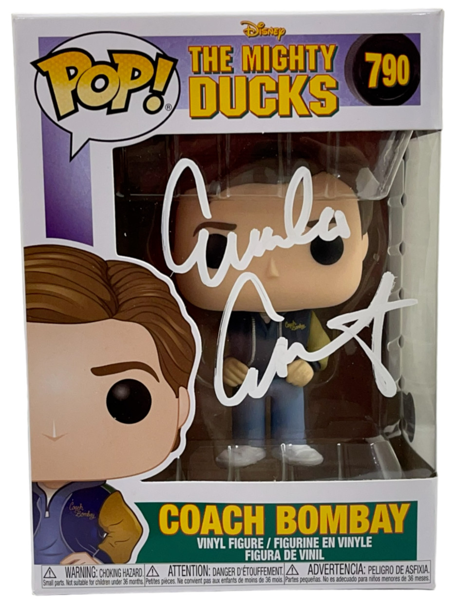 Emilio Estevez Signed Mighty Ducks Funko Pop Figure Bombay 790 Autograph Beckett
