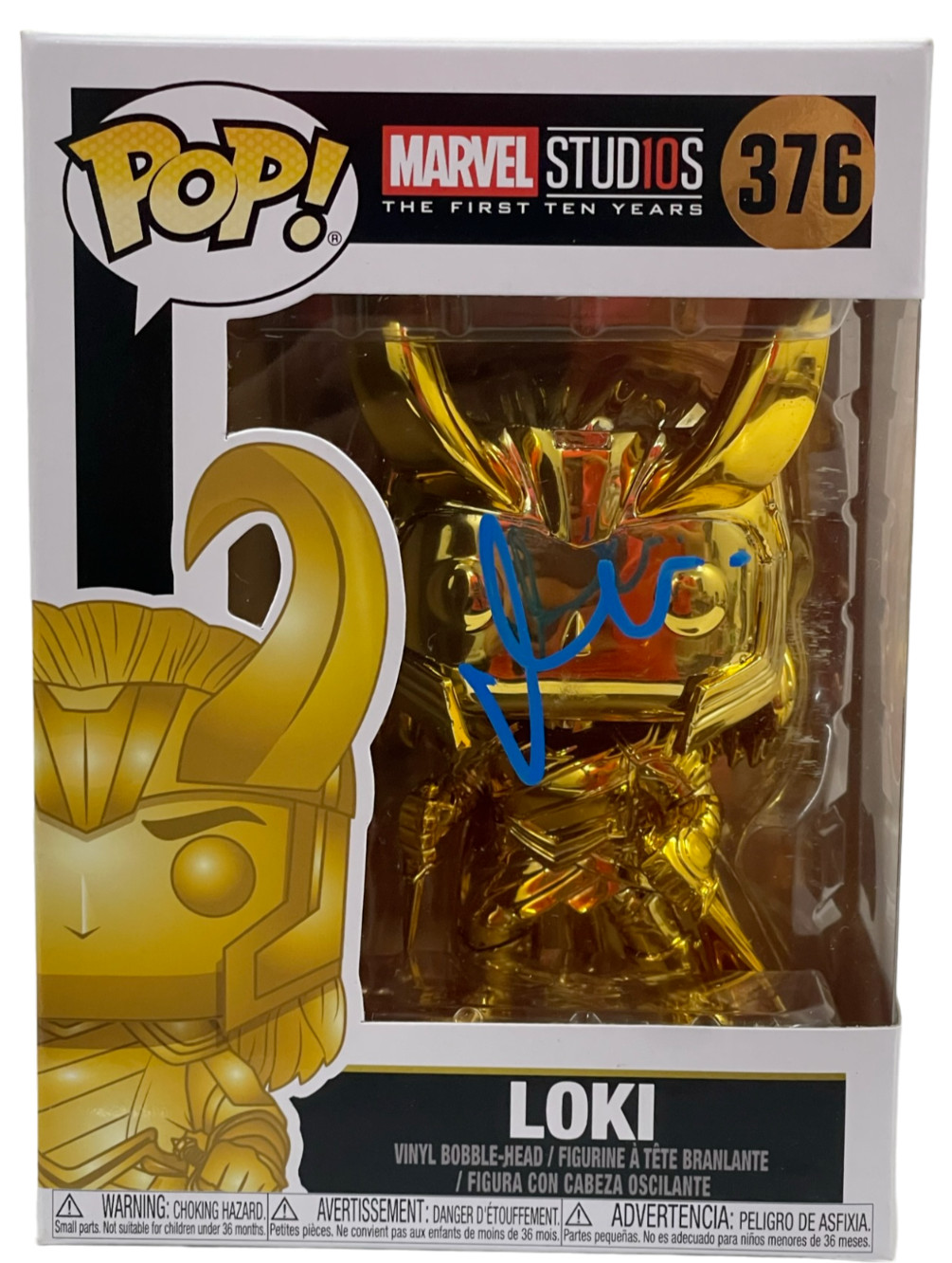 Matt Damon Signed Marvel Loki 376 Funko First Ten Years Autograph Beckett