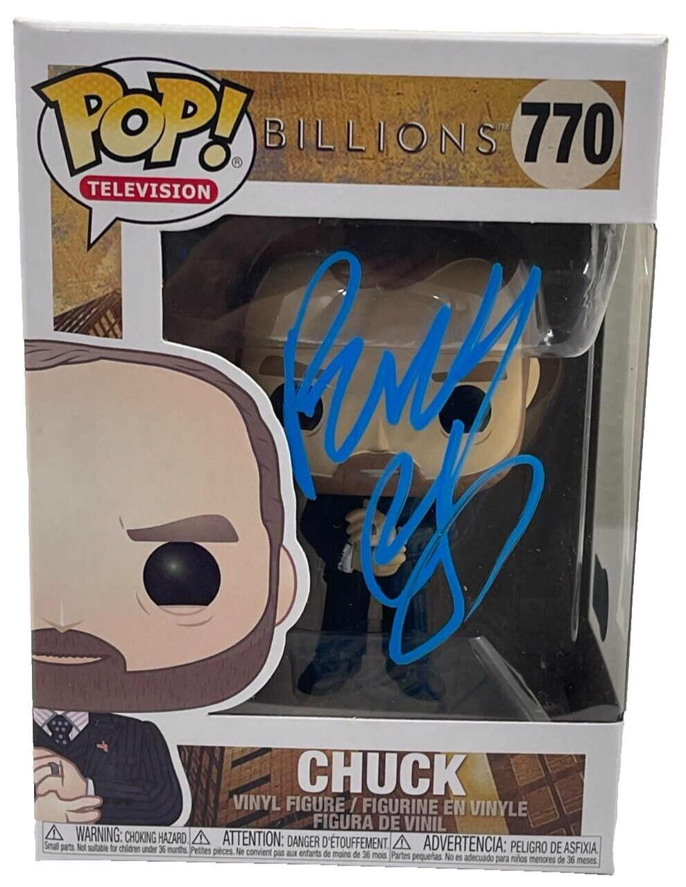 Paul Giamatti Signed Chuck Billions Funko 770 Authentic Autograph Beckett