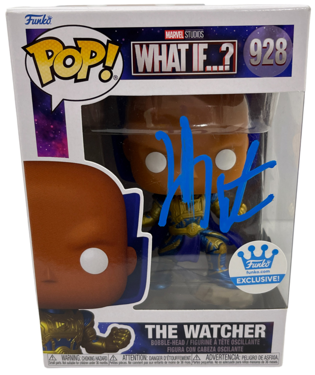Jeffrey Wright Signed The Watcher Funko Marvel What If ? Autograph Beckett