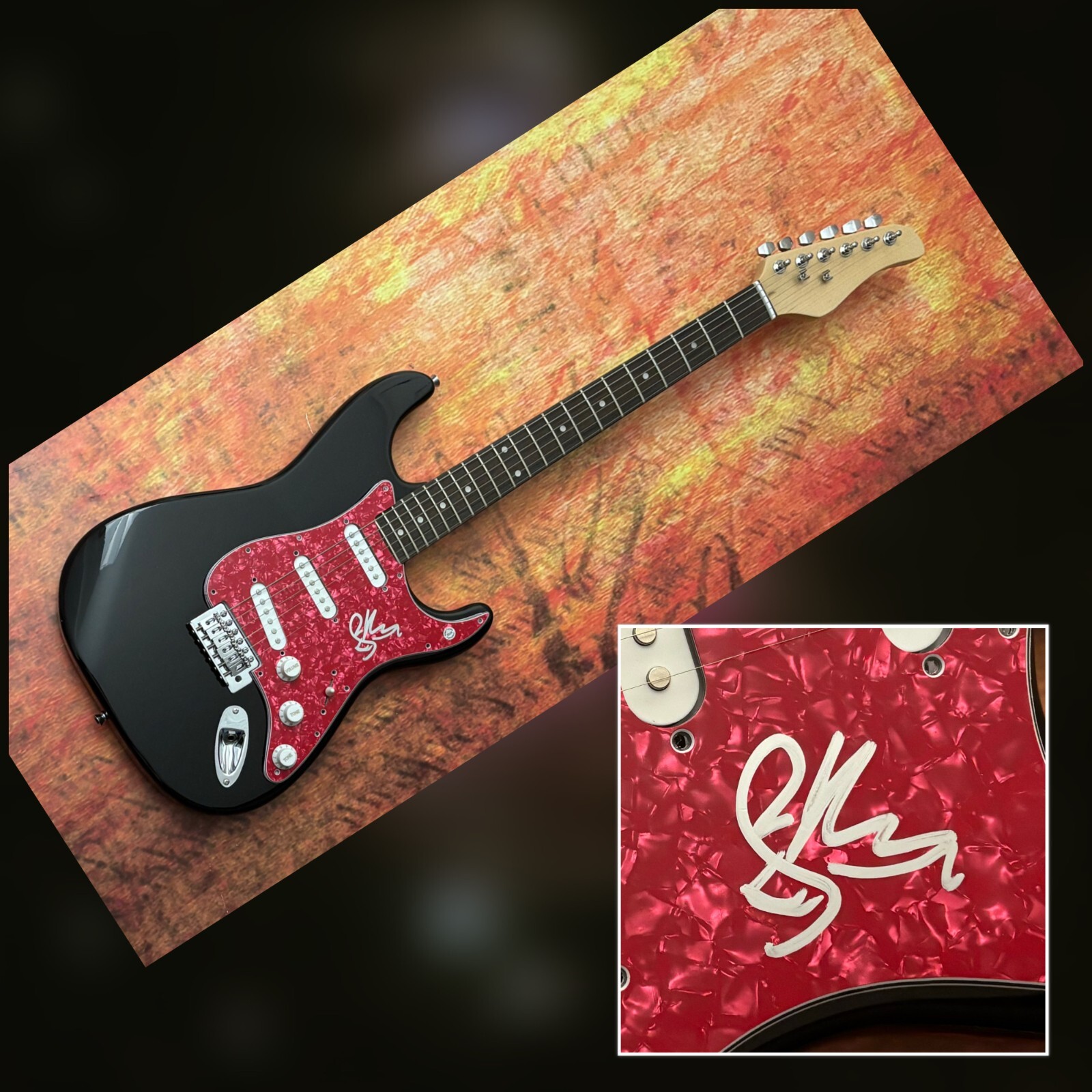 GFA Whitesnake Band Guitarist * JOEL HOEKSTRA * Signed Electric Guitar PROOF COA