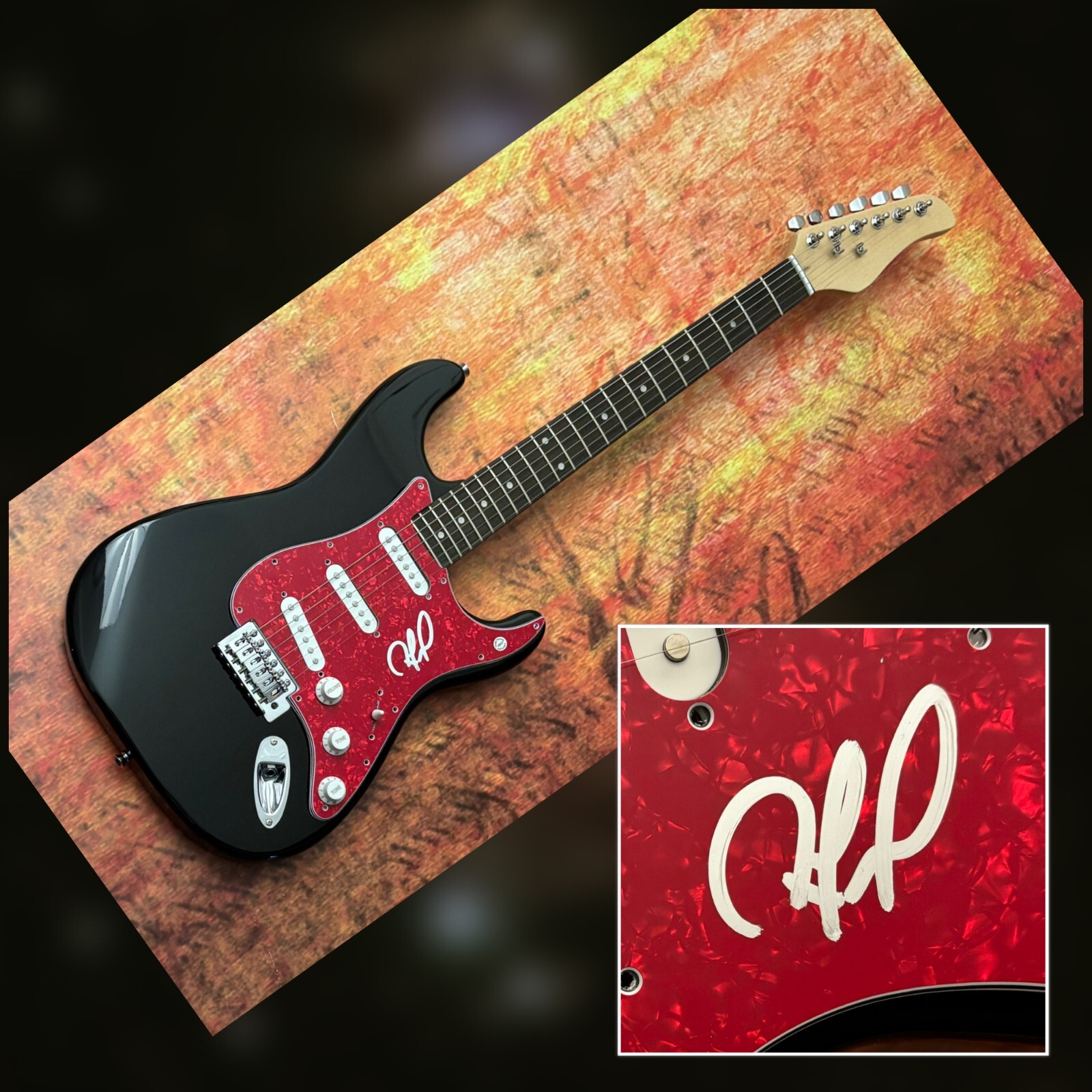 GFA Machine Head Guitarist * PHIL DEMMEL * Signed Electric Guitar PROOF COA