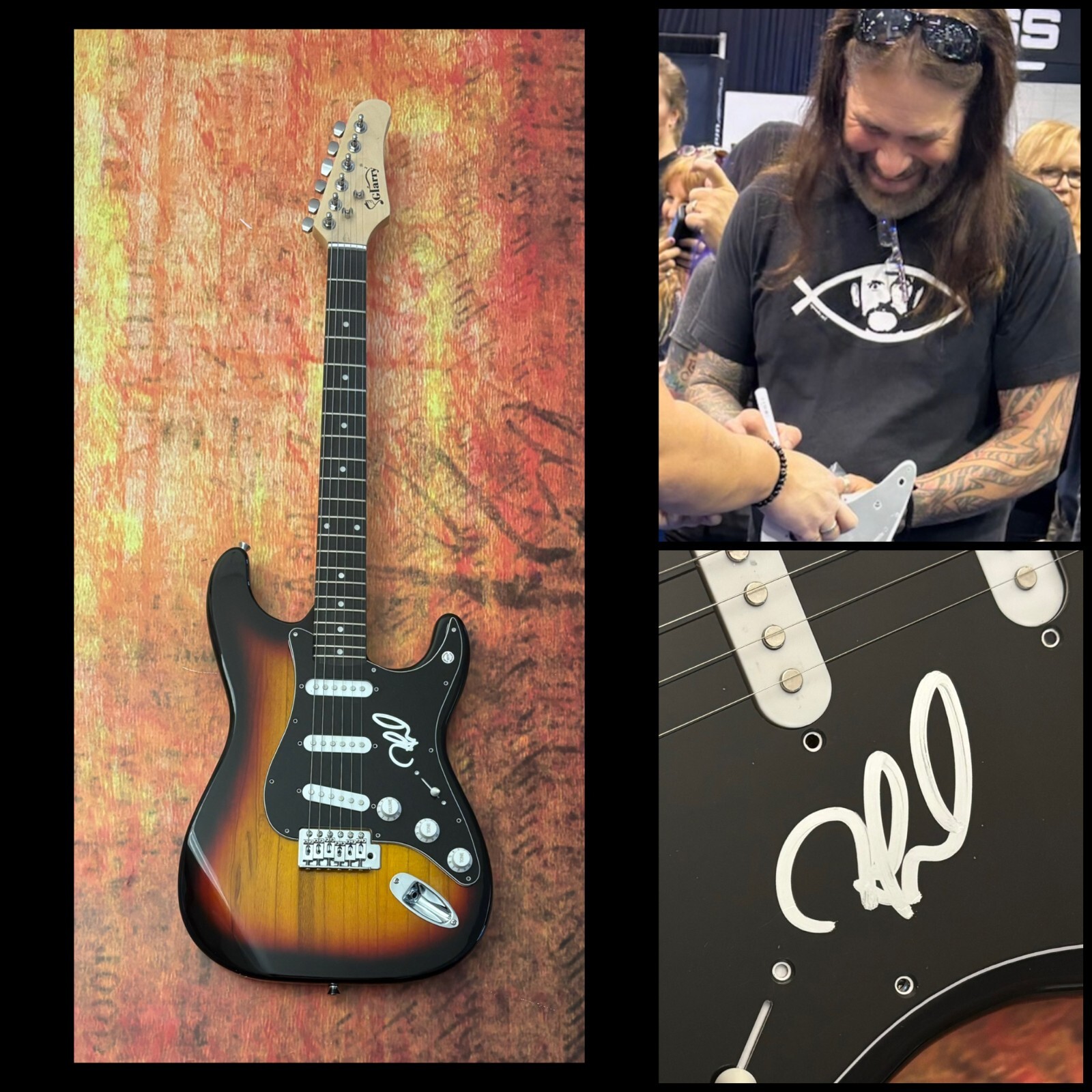 GFA Machine Head Guitarist * PHIL DEMMEL * Signed Electric Guitar PROOF COA