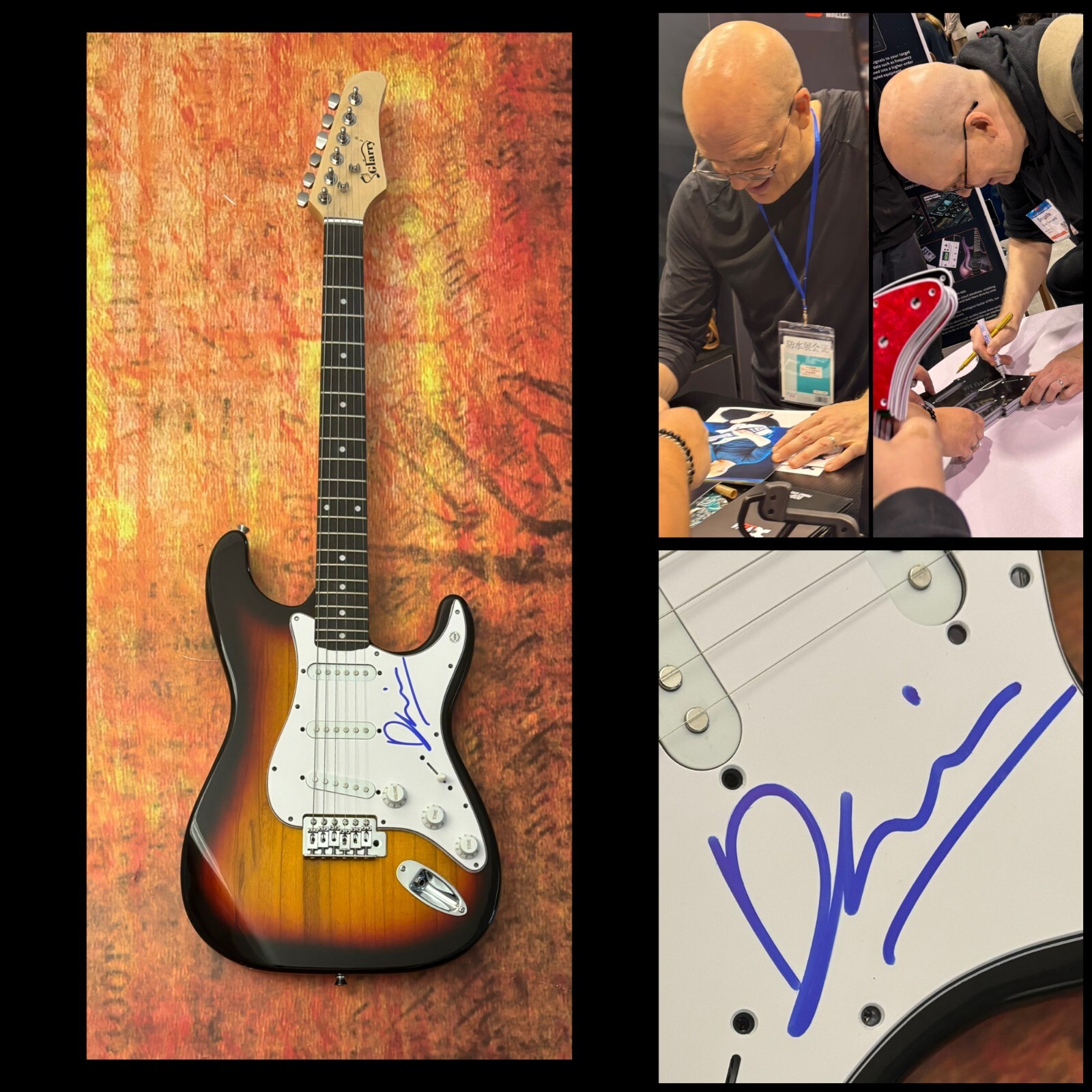 GFA Strapping Young Lad * DEVIN TOWNSEND * Signed Electric Guitar PROOF COA