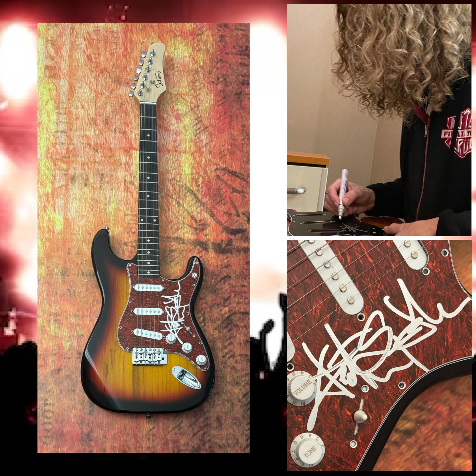 GFA Montrose Band Singer * KEITH ST. JOHN * Signed Electric Guitar PROOF COA