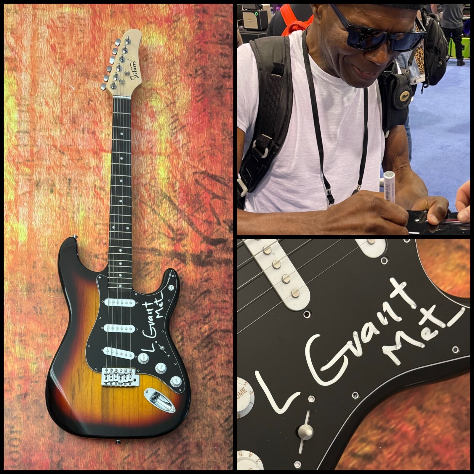 GFA Metallica Band Guitarist * LlOYD GRANT * Signed Electric Guitar PROOF COA