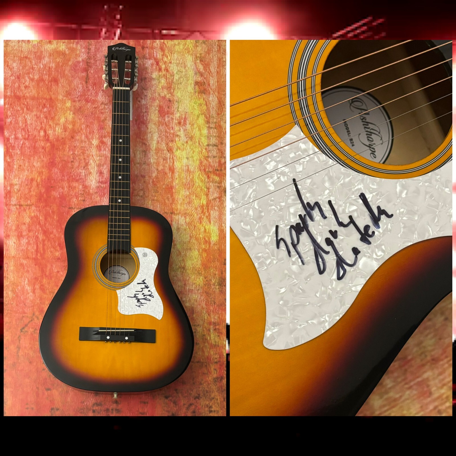 GFA Lynyrd Skynyrd Band * MARK SPARKY MATEJKA * Signed Acoustic Guitar COA