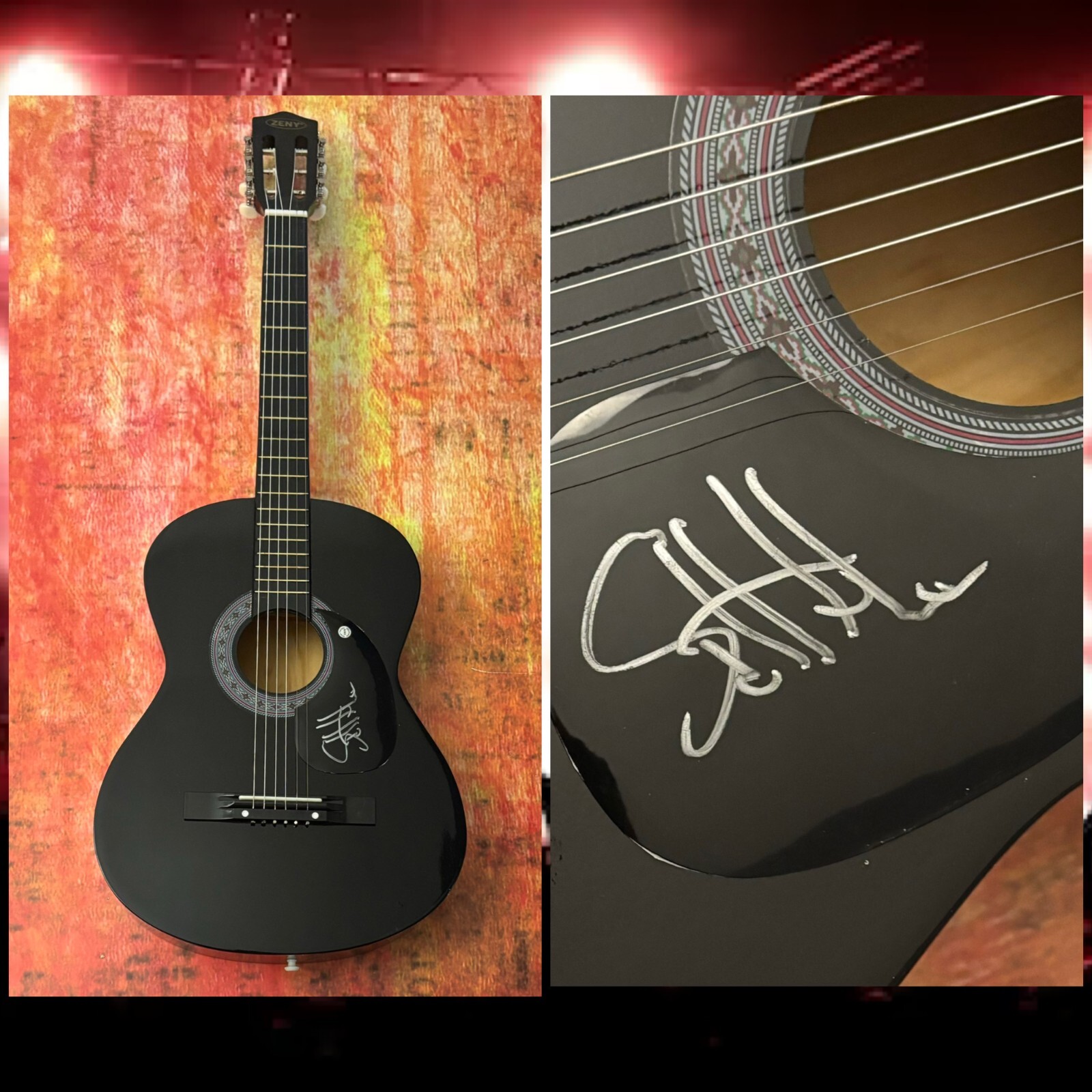 GFA The Stooges Bassist * SCOTT THURSTON * Signed Acoustic Guitar COA