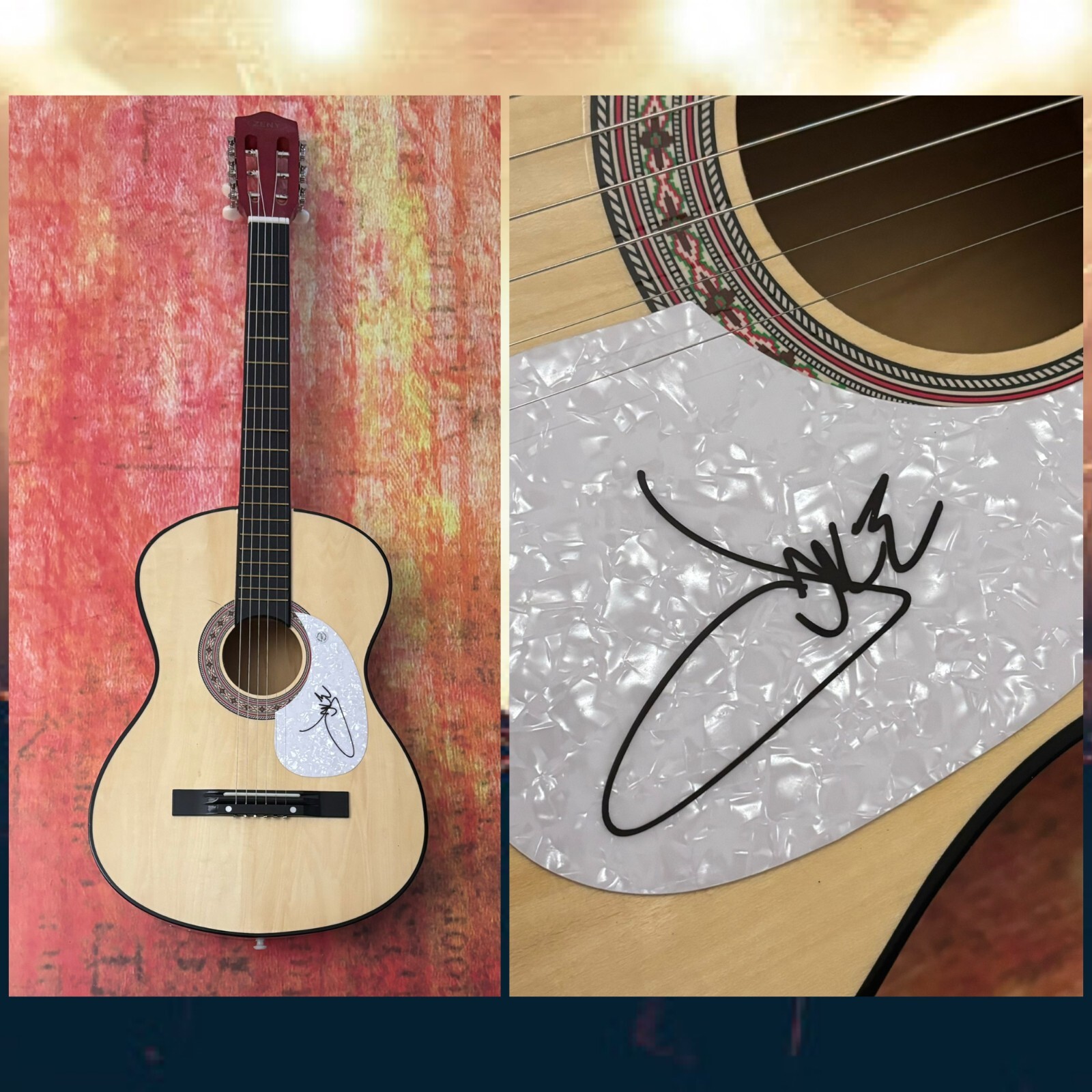 GFA Barefoot Blue Jean Night * JAKE OWEN * Signed Acoustic Guitar COA