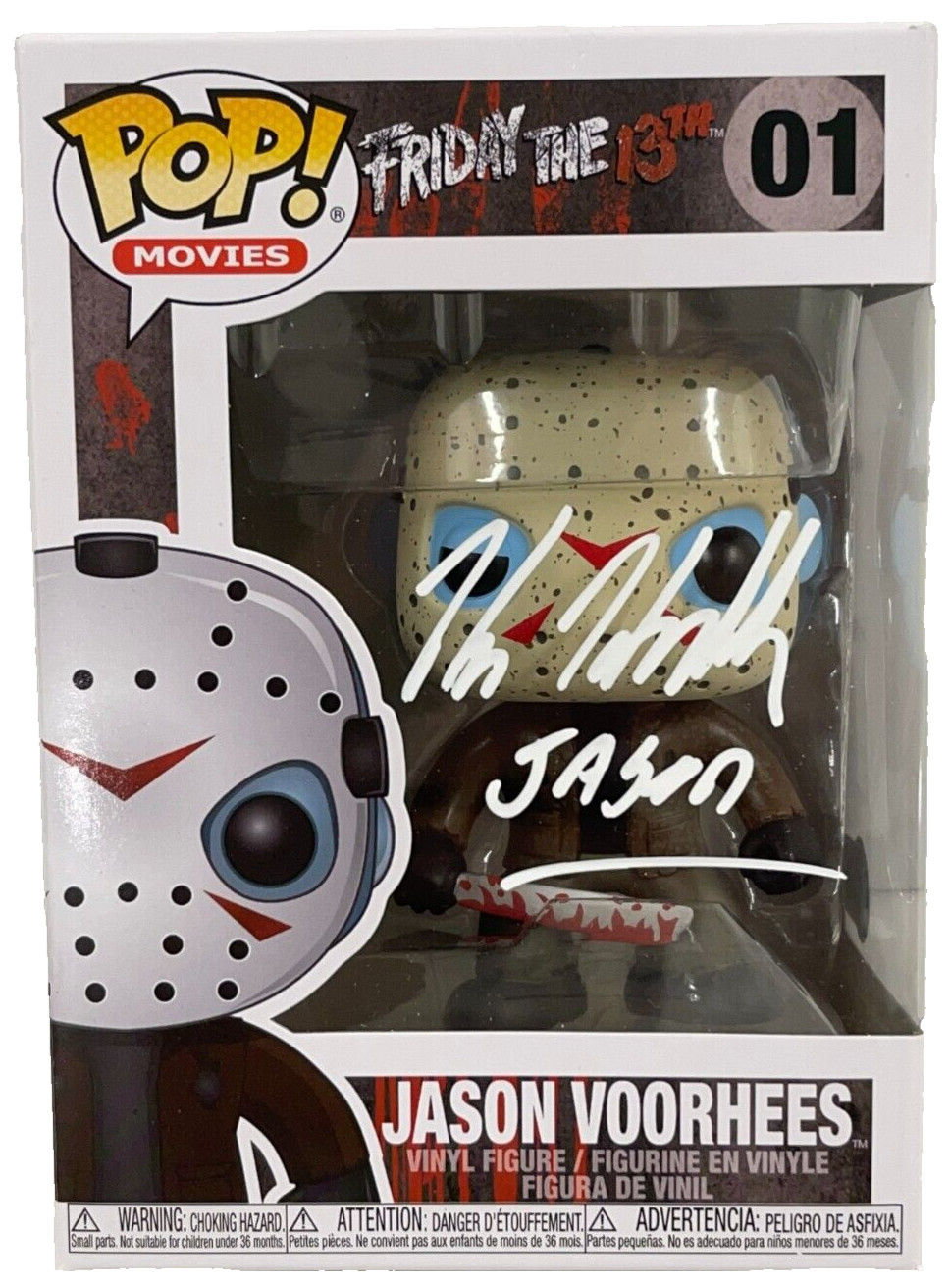 Kane Hodder Signed Jason Voorhees Funko Friday The 13th Autograph Beckett