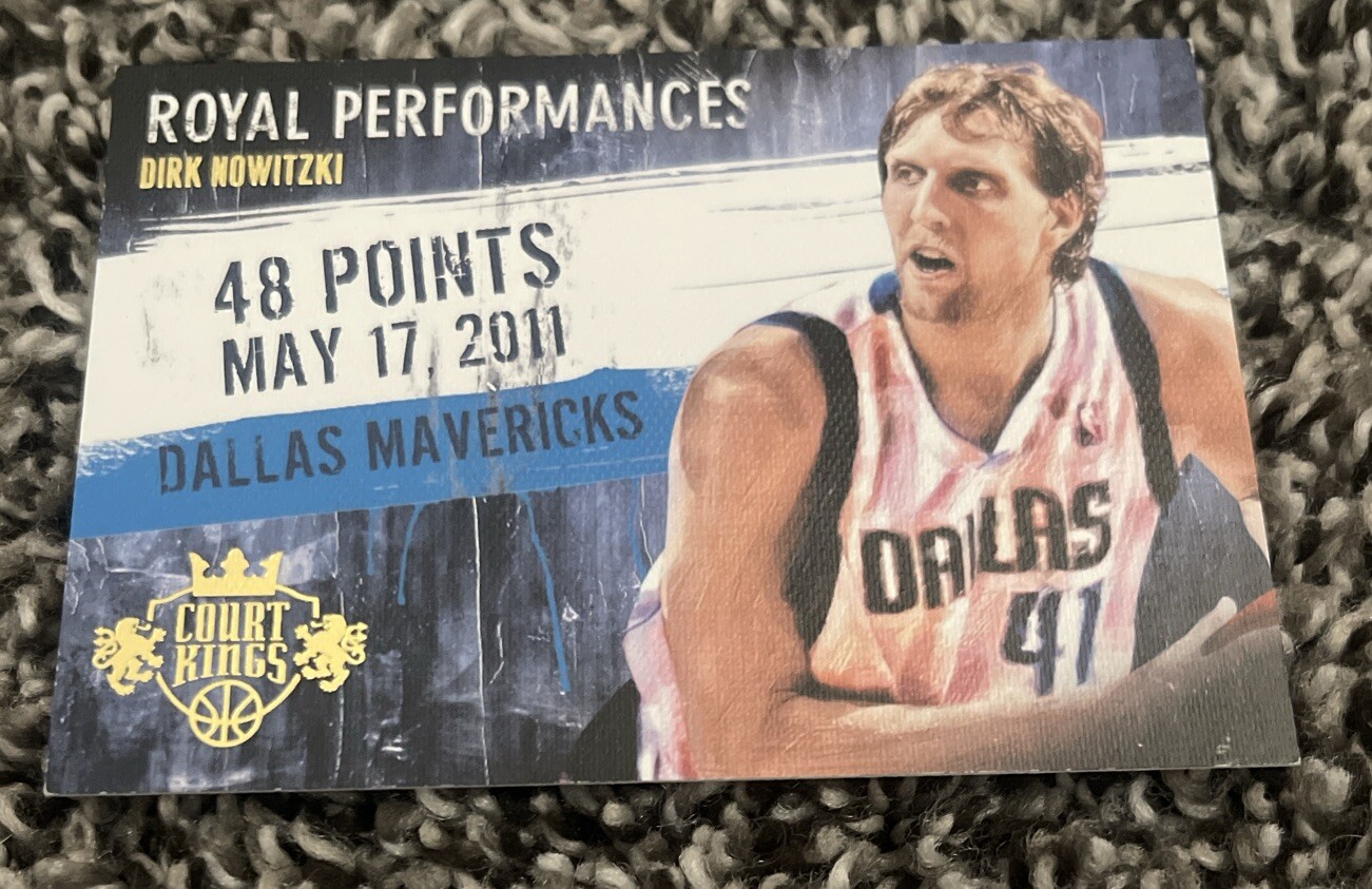 DIRK NOWITZKI CROWN ROYALE ROYAL PERFORMANCE /175 DALLAS MAVERICKS