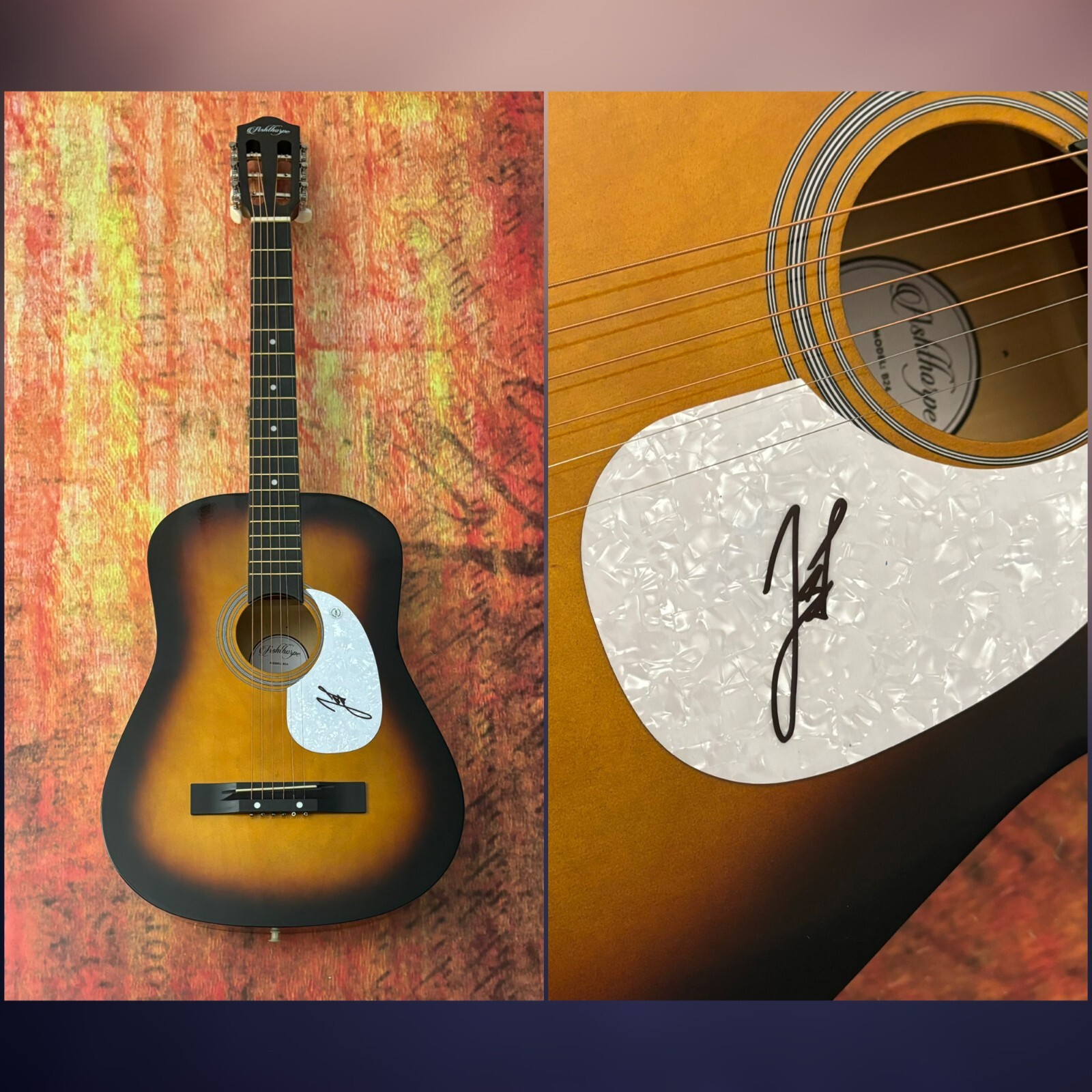 GFA The Story's Not Over Star * JEREMY CAMP * Signed Acoustic Guitar COA