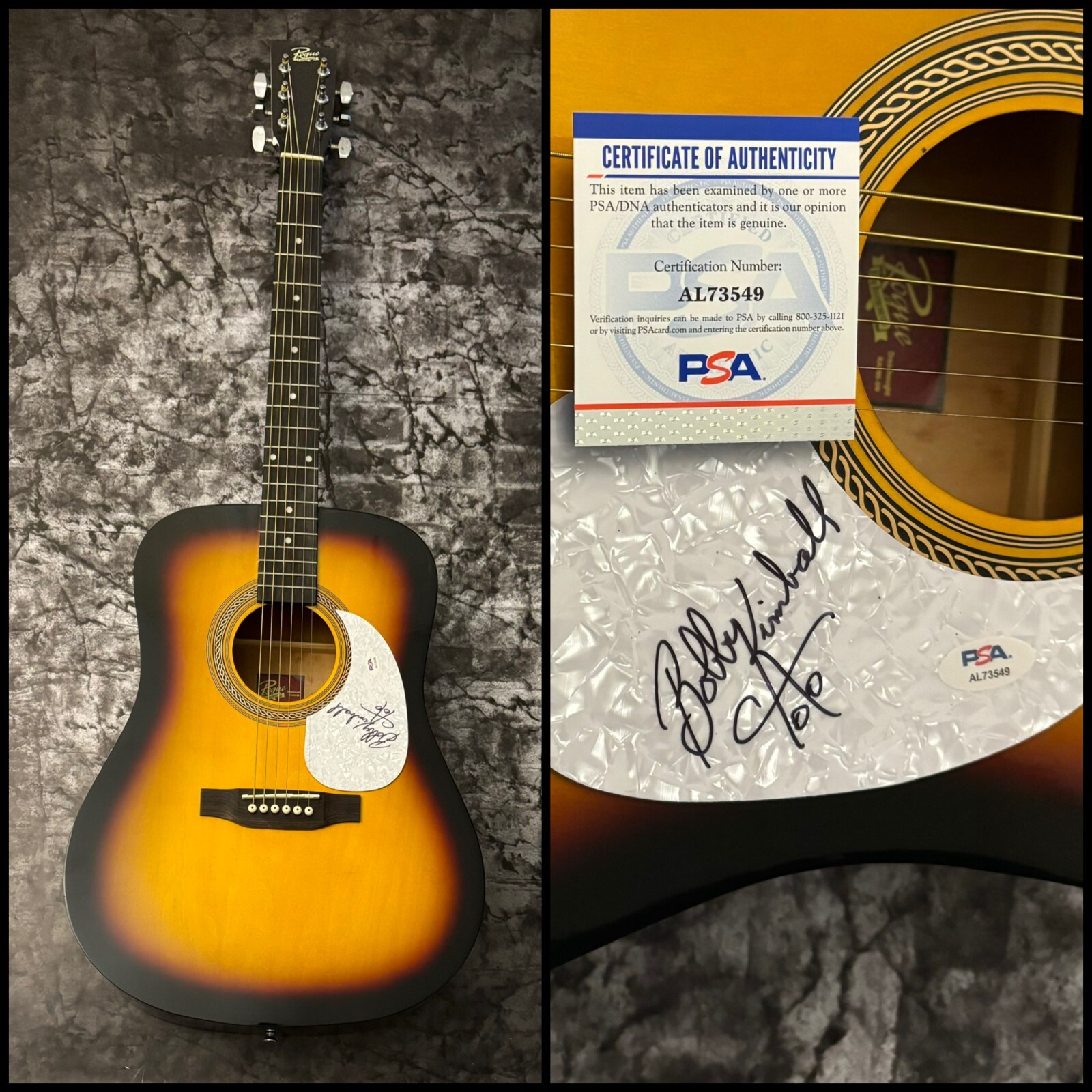 PSA Toto Band Africa Singer * BOBBY KIMBALL * Signed 41