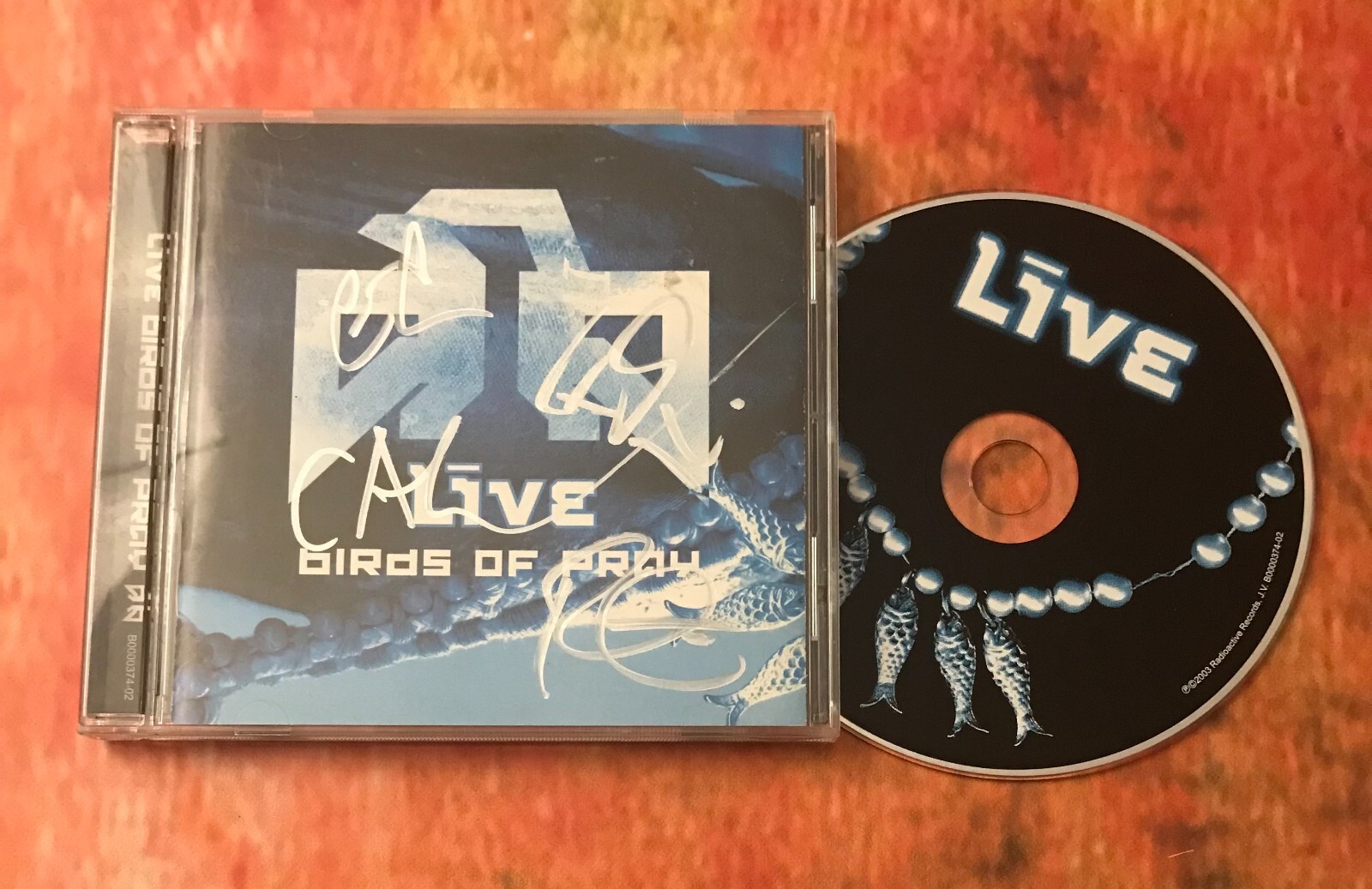 GFA Ed Kowalczyk x4 Members * LIVE * Band Signed CD Booklet JL5 COA