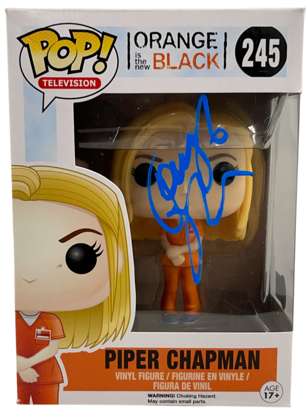 Taylor Schilling Signed Piper Chapman Funko 245 Orange is the New Black Beckett