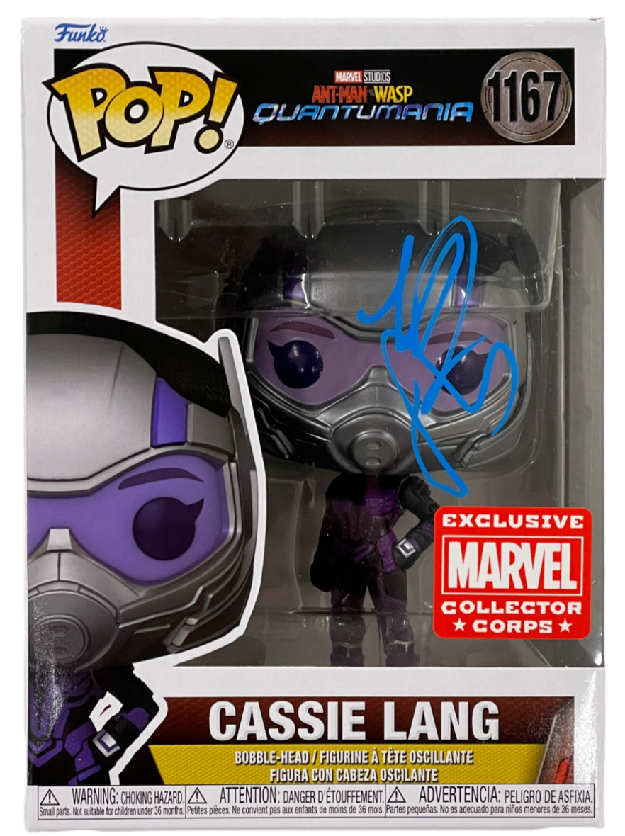 Kathryn Newton Signed Cassie Lang Funko Ant-Man Quantumania Autograph Beckett