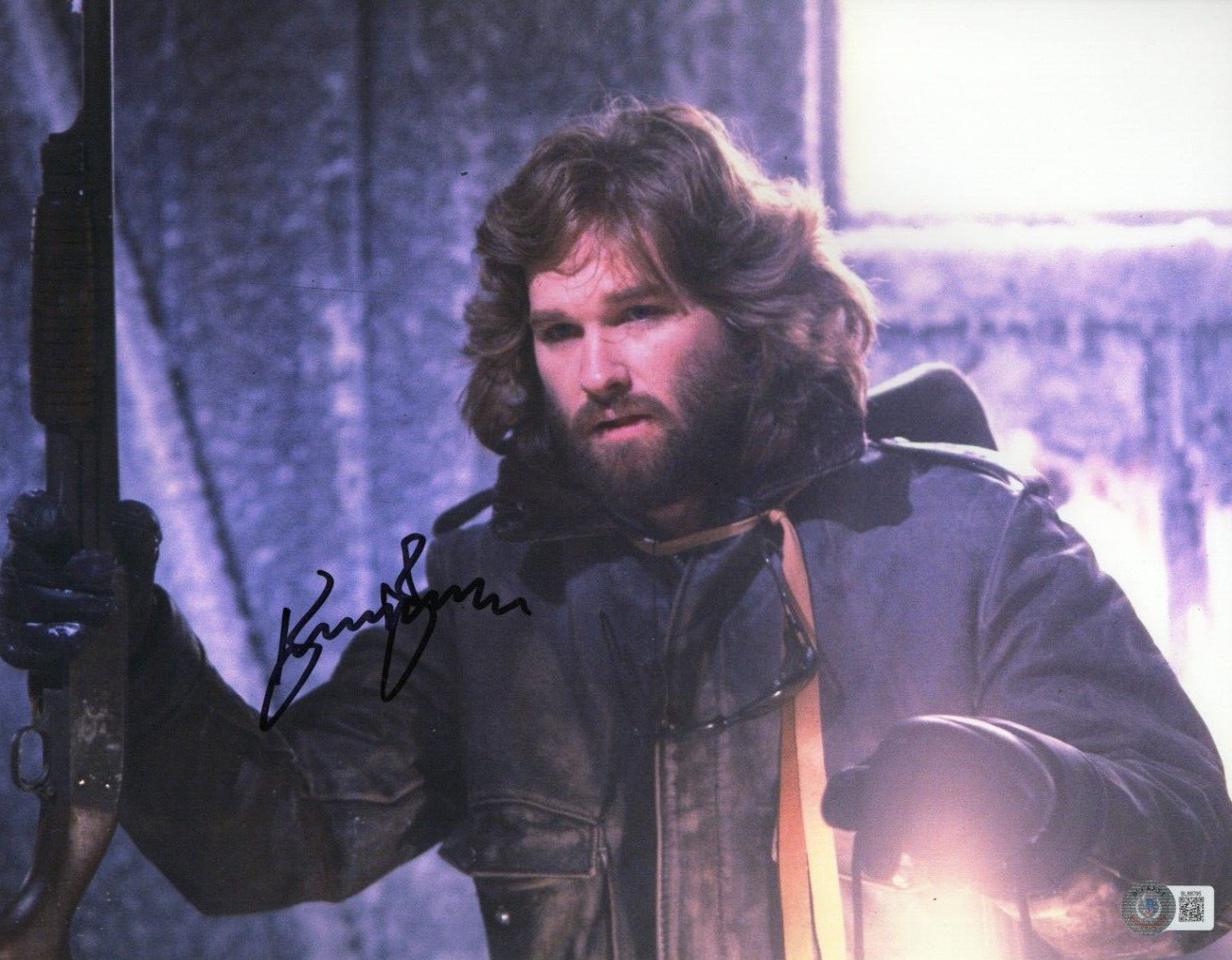 Kurt Russell Signed 11x14 Photo The Thing Authentic Autograph Beckett