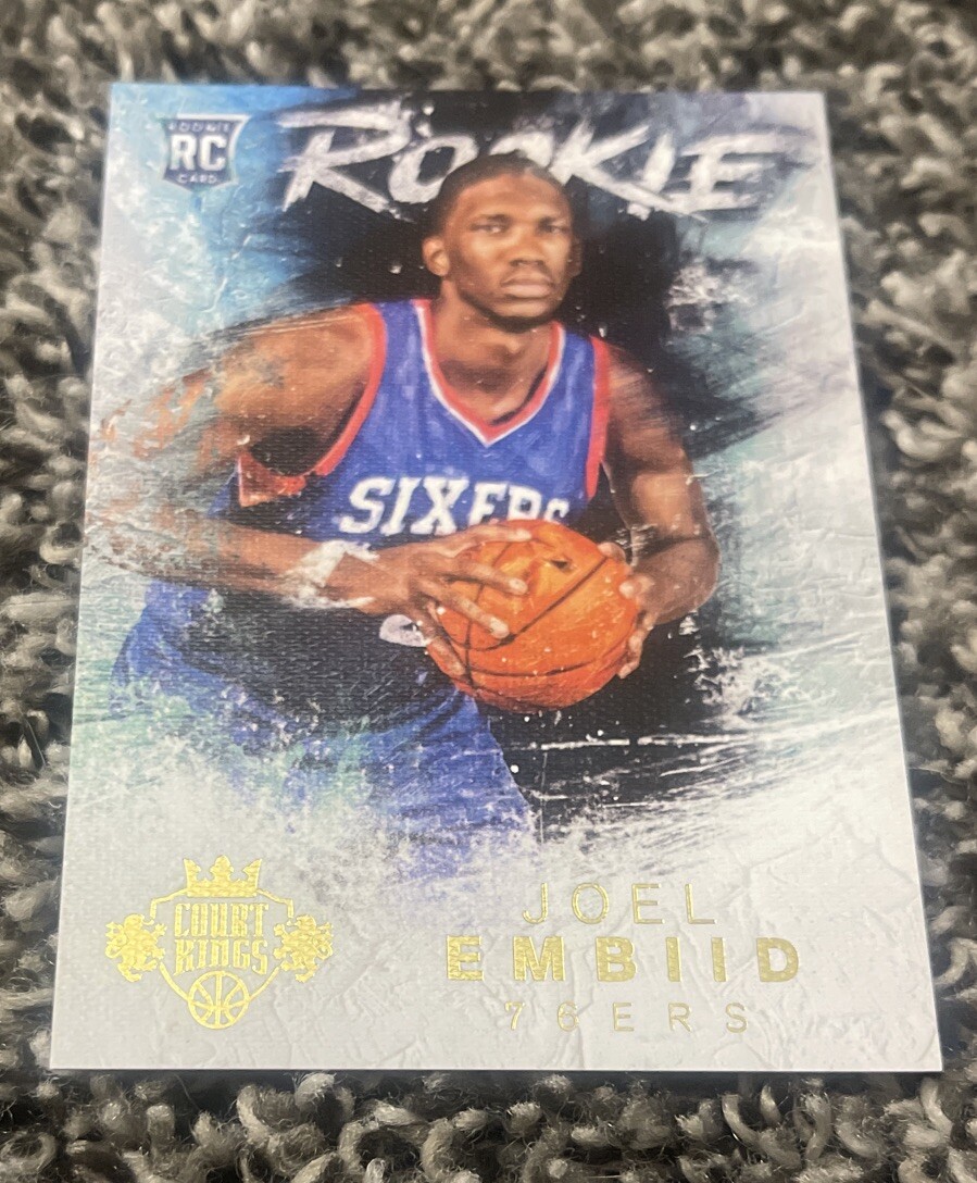 2014-15 COURT KINGS JOEL EMBIID #103 ROOKIE 76ERS SP