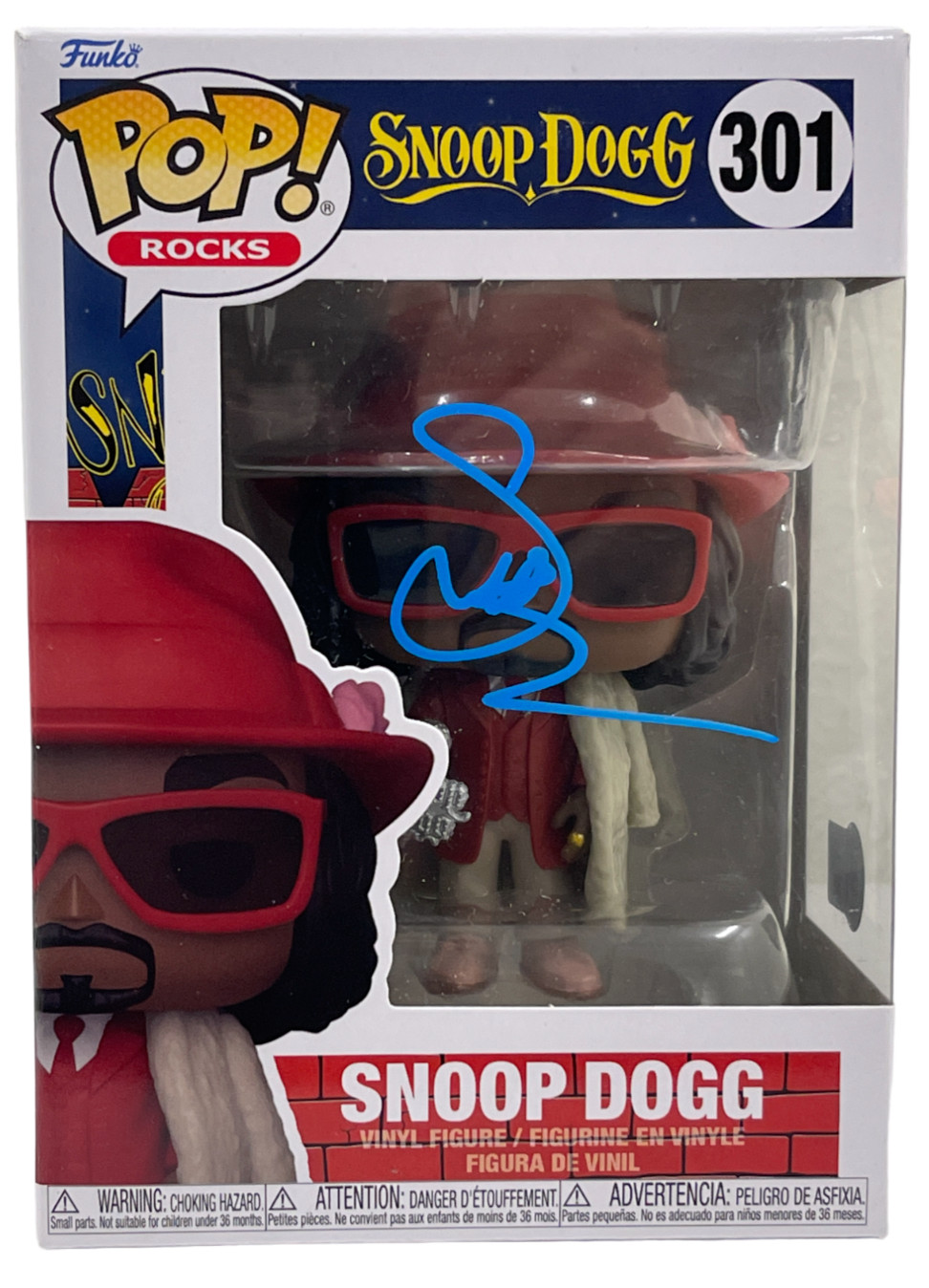 Snoop Dogg Signed Funko 301 Authentic Autograph Rap Icon Beckett QR Code
