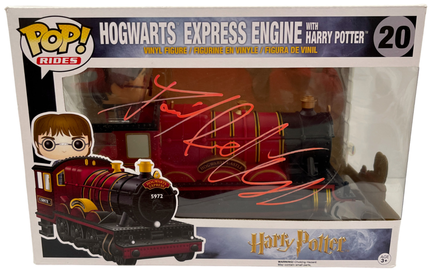 Daniel Radcliffe Signed Harry Potter Funko Figure Hogwarts Express Autograph BAS
