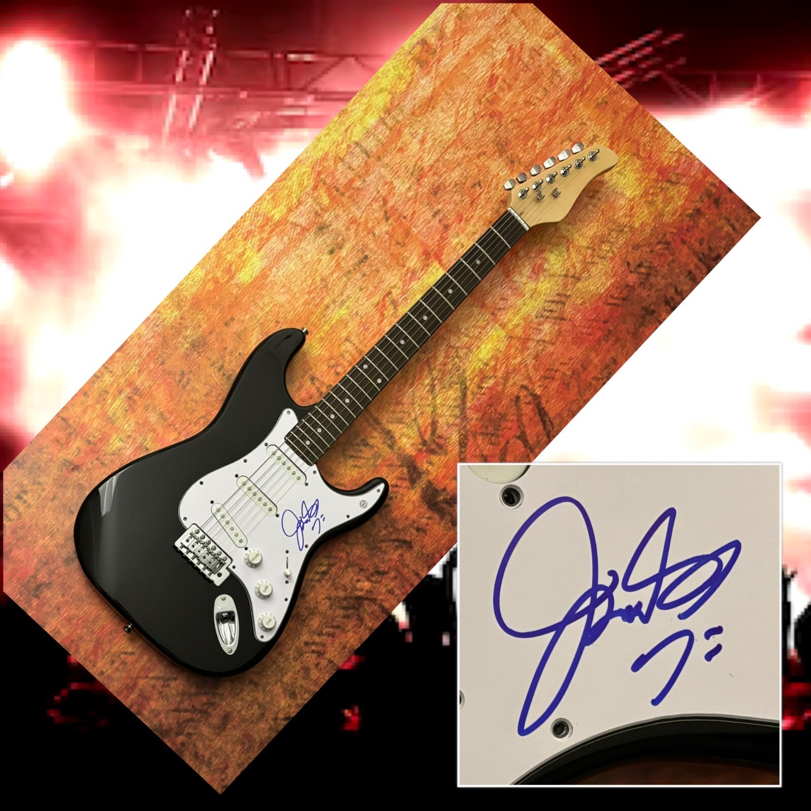 GFA Megadeth Band Bassist * JAMES LOMENZO * Signed Electric Guitar PROOF COA