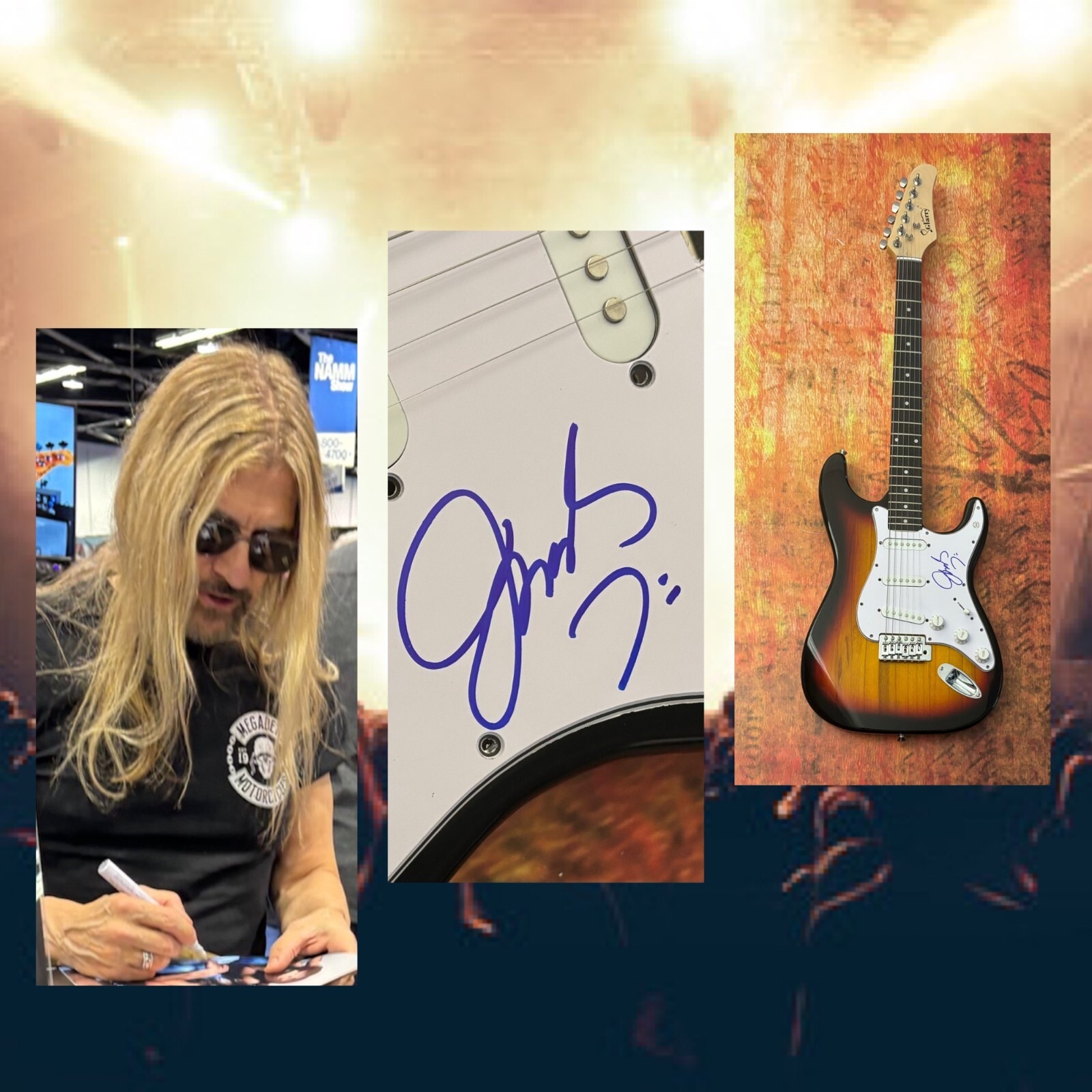 GFA Megadeth Band Bassist * JAMES LOMENZO * Signed Electric Guitar PROOF COA