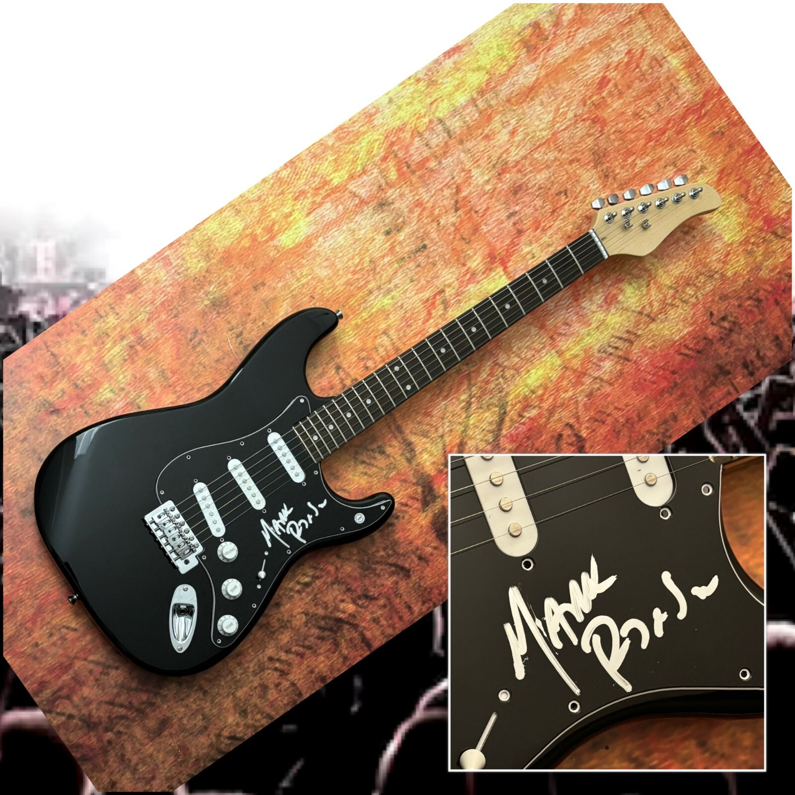 GFA Uptown Funk Grammy Producer * MARK RONSON * Signed Electric Guitar COA